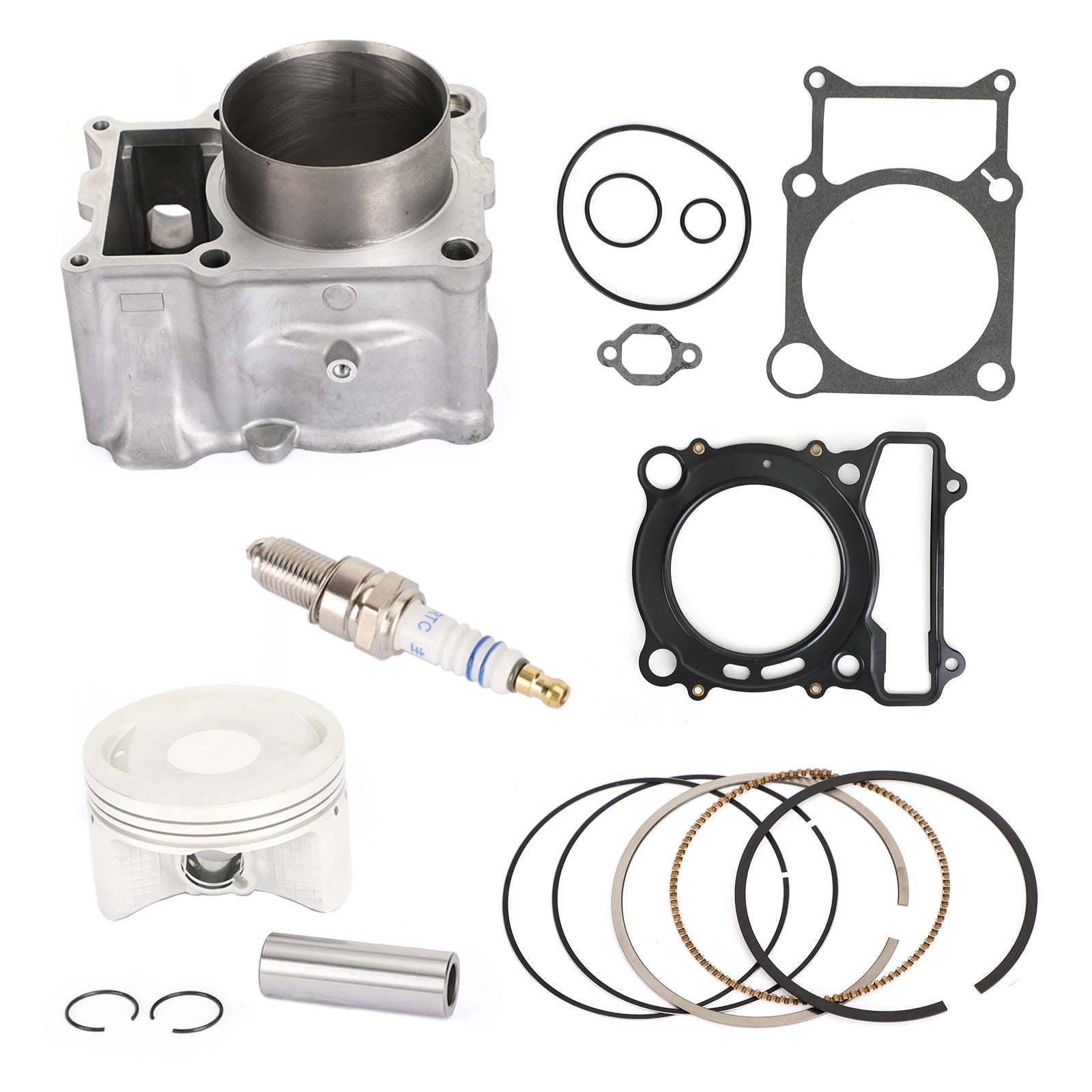 Kit guarnizioni pistone cilindro per Yamaha YFM400 A FA FG Kodiak Grizzly 400 2000-08 Generico