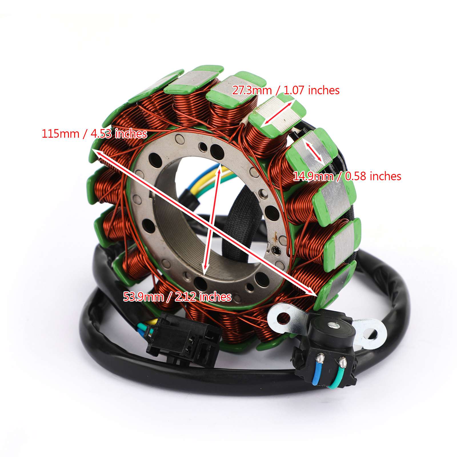 Areyourshop Stator Générateur Aimant Fit pour Cagiva Navigator X-TRA V Raptor 1000 2000-2005