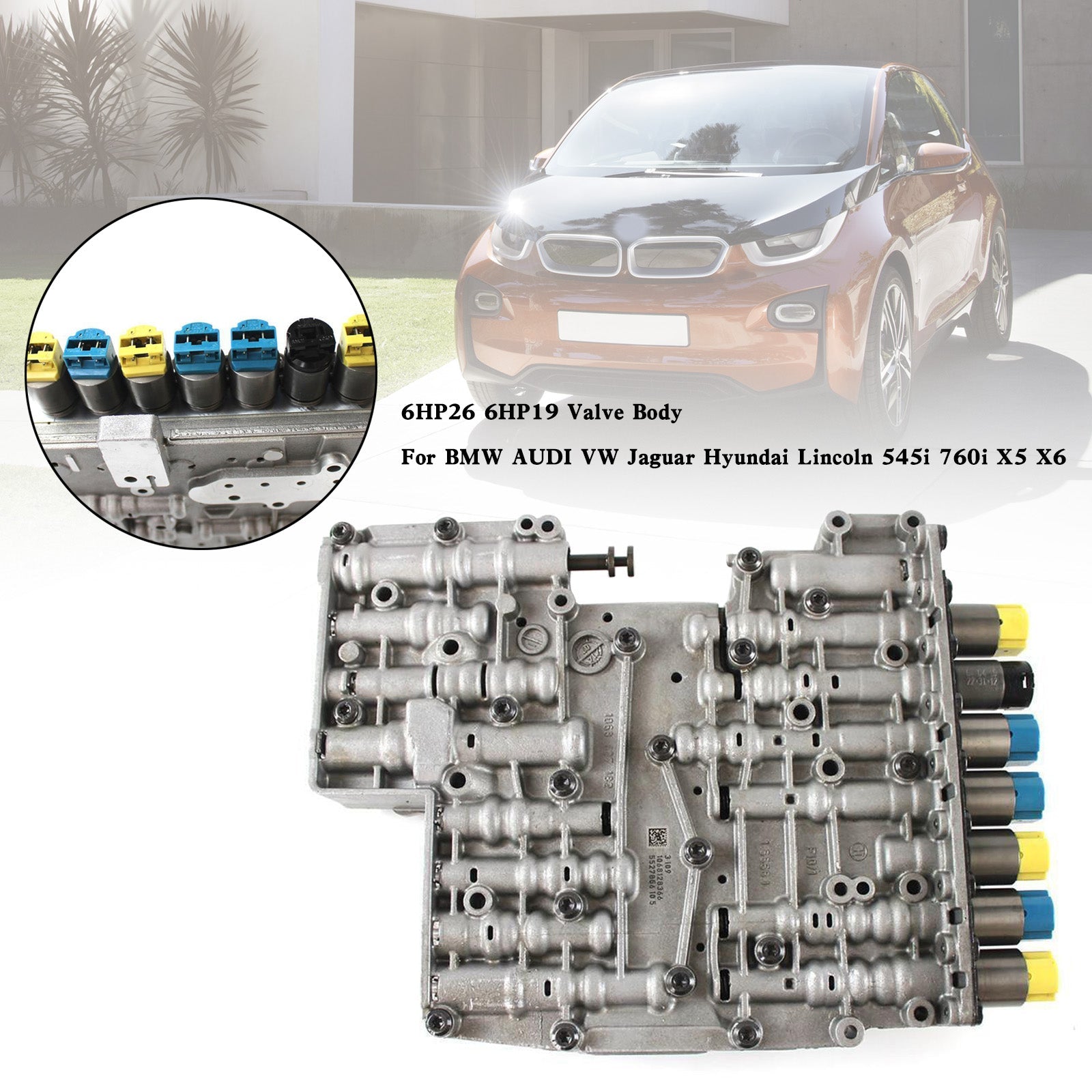 Jaguar 2006-2009 XKR XK8 XJR Super XJ8 XJ8L V8 4,2 L 6HP26 6HP19 Corps de valve