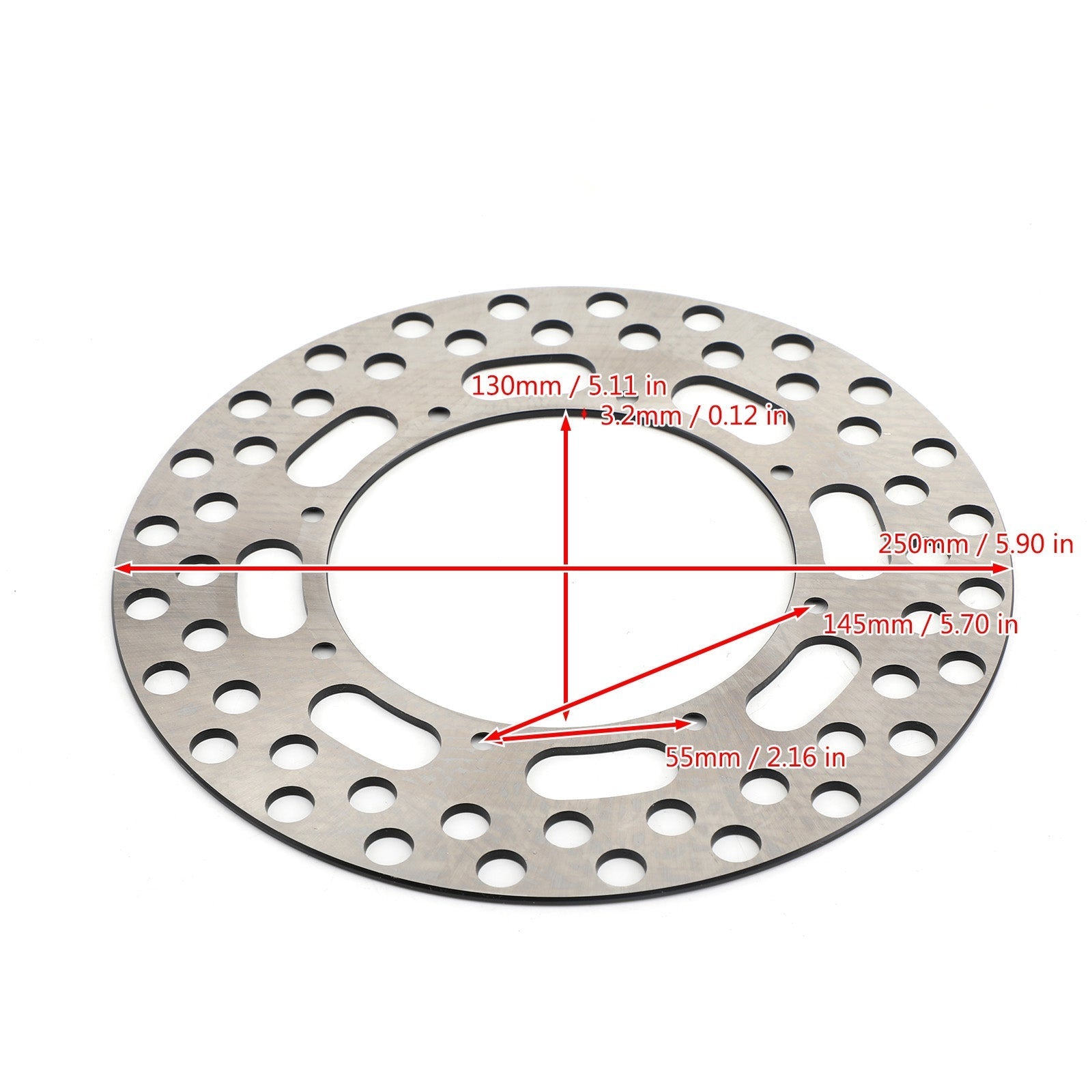 1985-1994 Kawasaki KDX200 KDX200SR KX125 KX250 KX500 Rotor de disque de frein avant