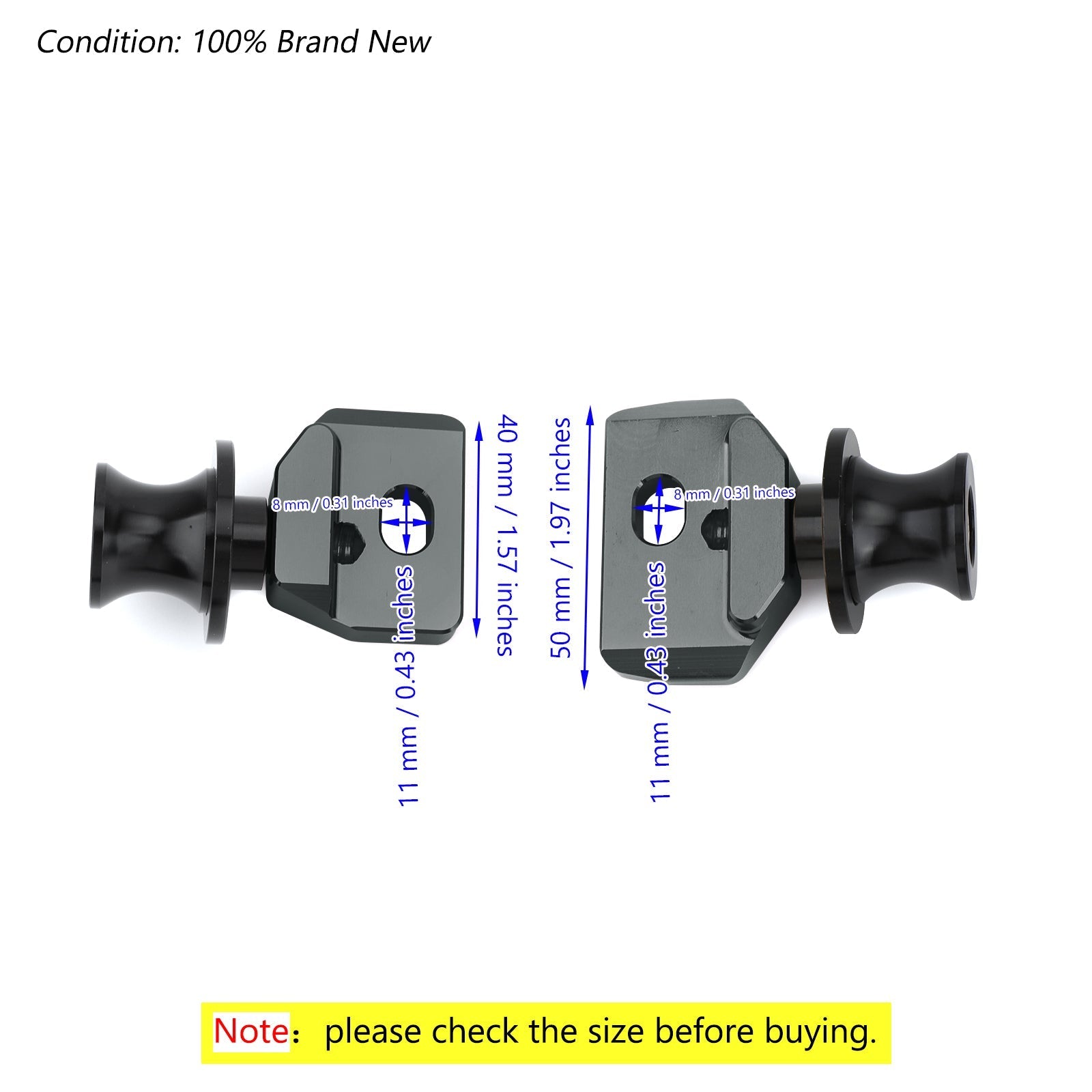 Bloc de réglage de chaîne CNC avec bobine de support pour Honda CB650R CBR650R 2019-2020 générique