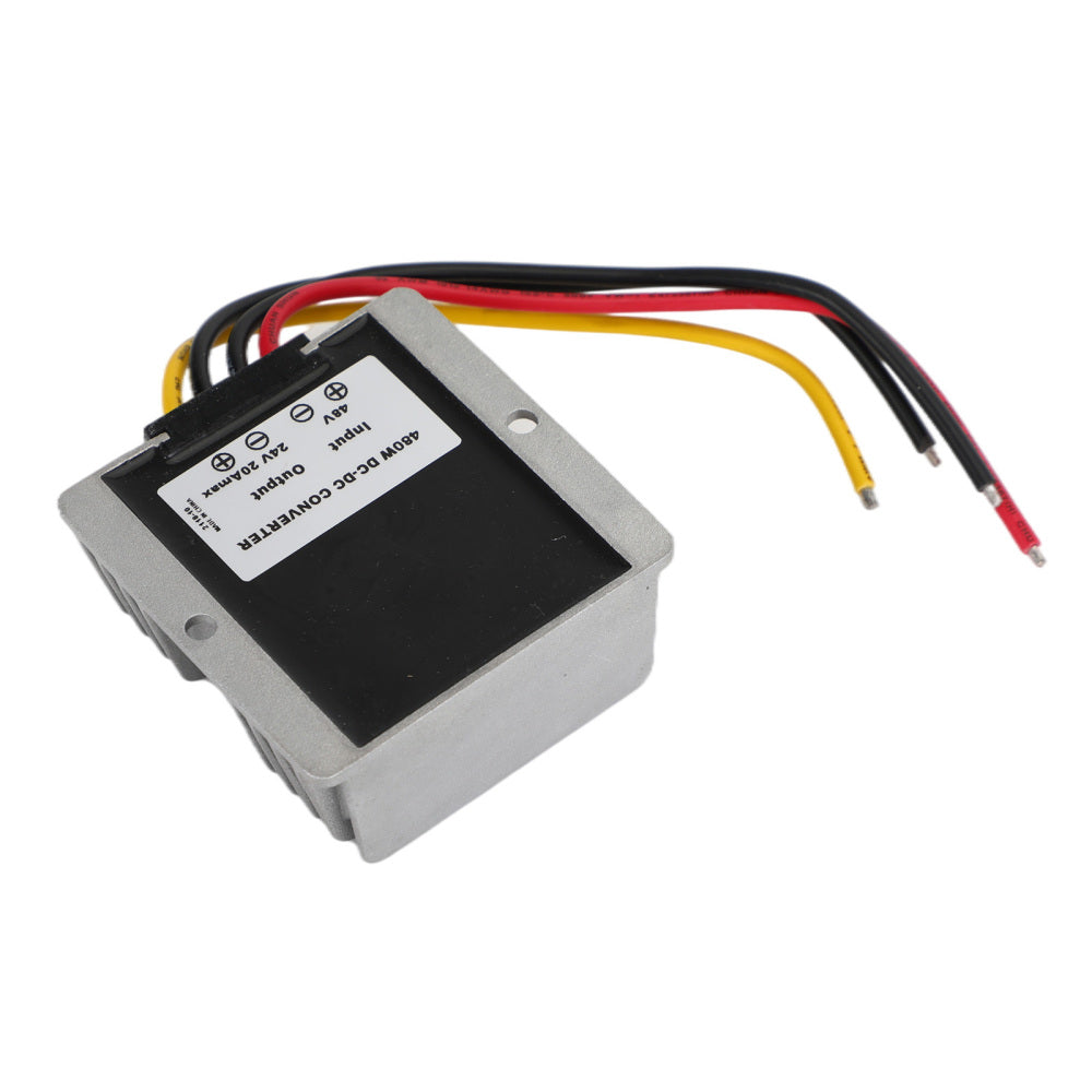 Areyourshop Régulateur de convertisseur de puissance DC/DC étanche 36 V/48 V à 24 V 20 A 480 W