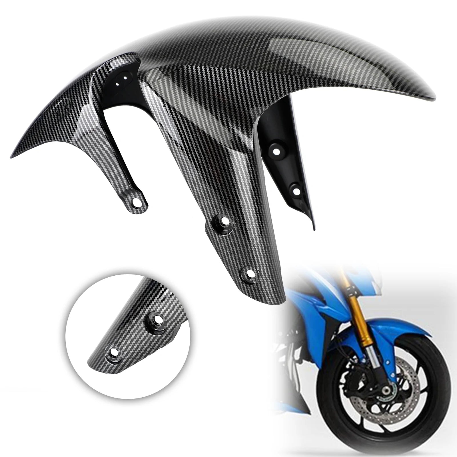 Guardabarros delantero Hugger carenado de parabrisas para Suzuki GSX-S750 2017-2021 genérico