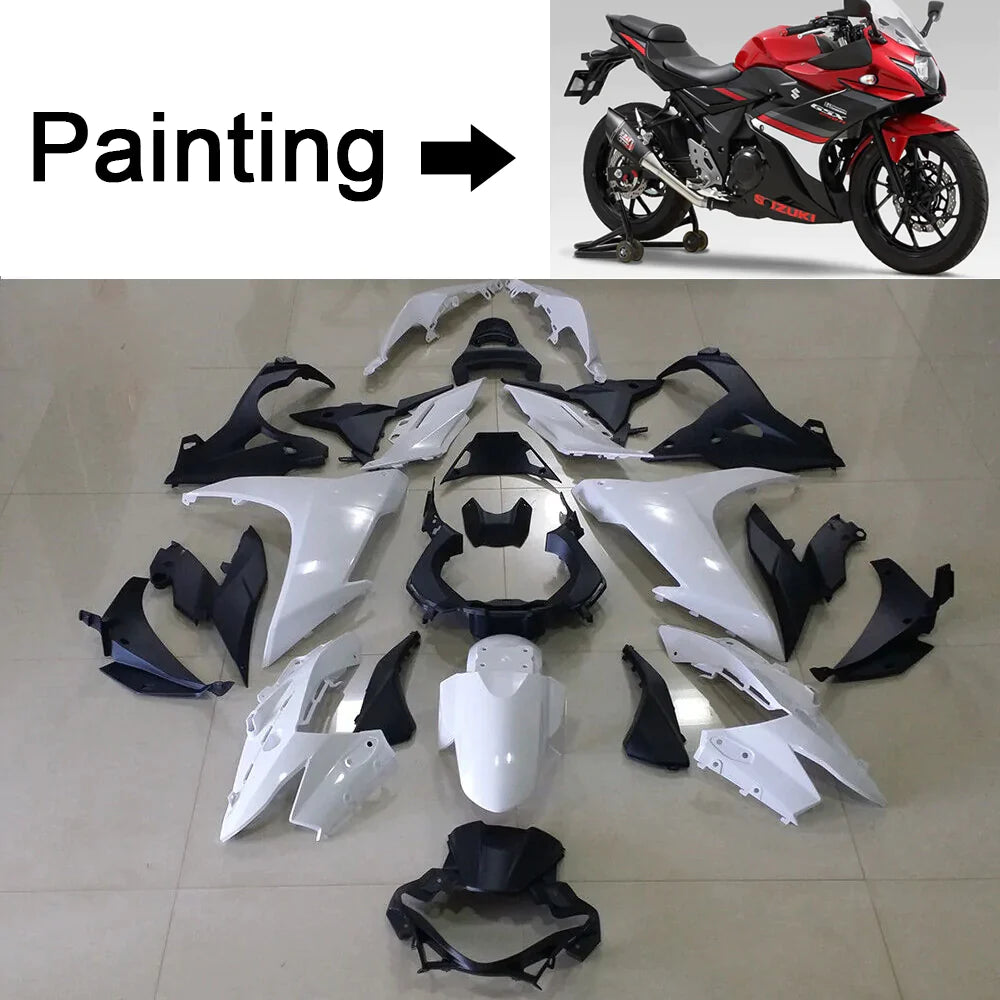 Amotopart Suzuki GSX250R 2017-2020 Kit Carénage Carrosserie Plastique ABS