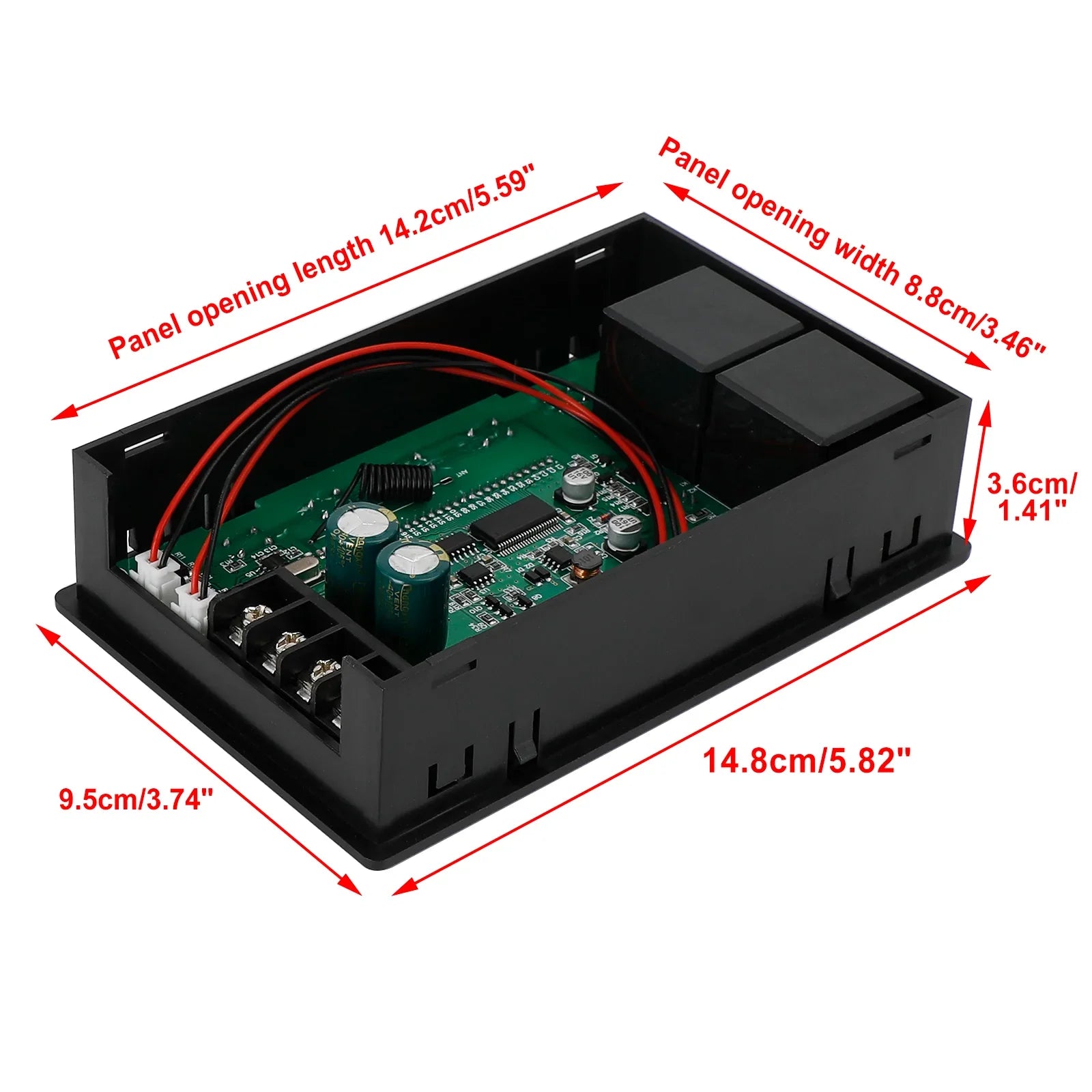 Contrôleur de vitesse PWM Moteur à courant continu Synchronisation Télécommande réversible Écran LCD 60A