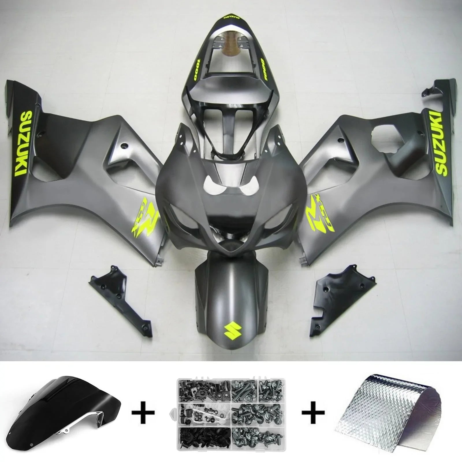 Amotopart Suzuki GSXR1000 2003-2004 Kit de carénage K3