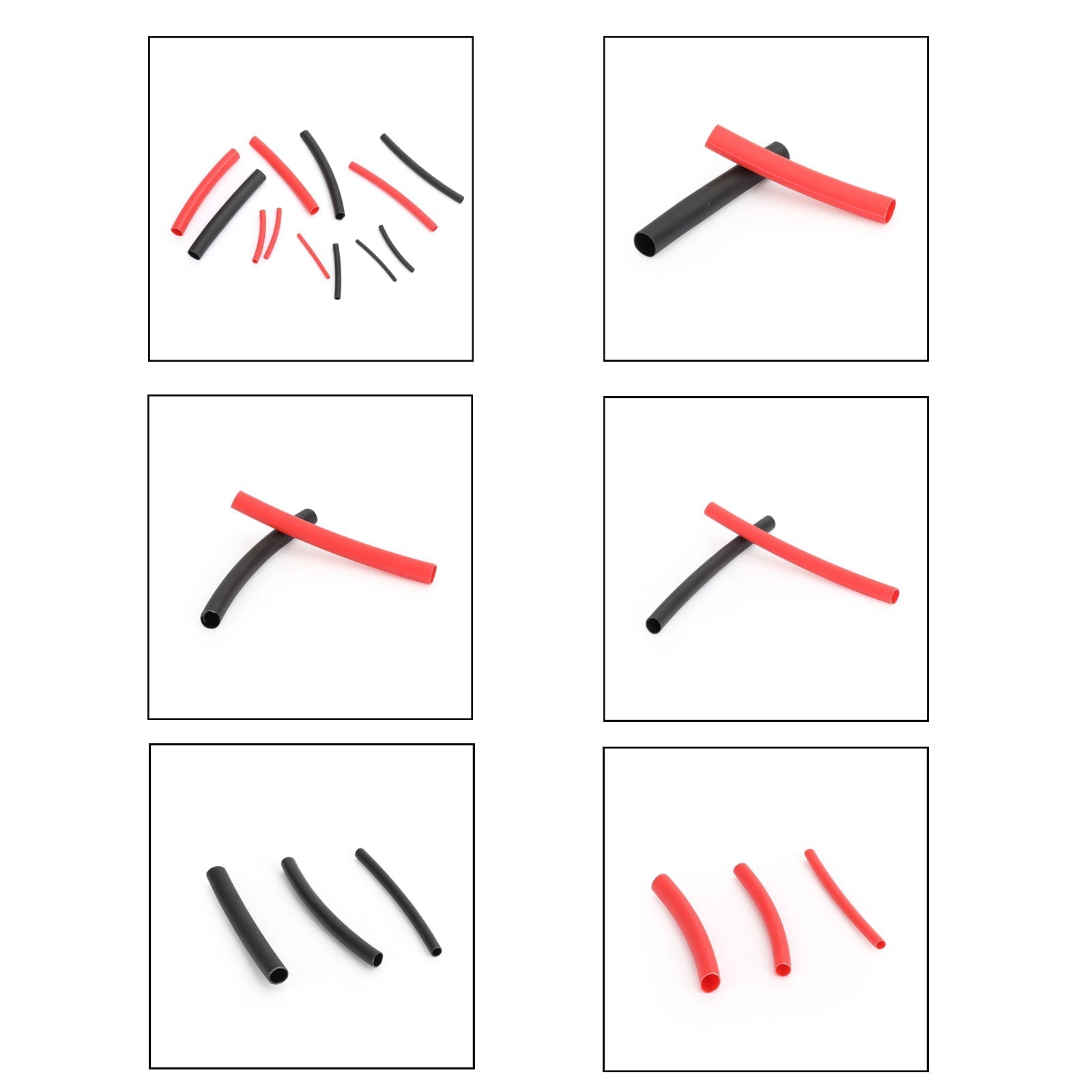 270 pièces 3:1 étanche double paroi adhésif thermorétractable isolation Tube rétractable étanche fil câble manchon Kit