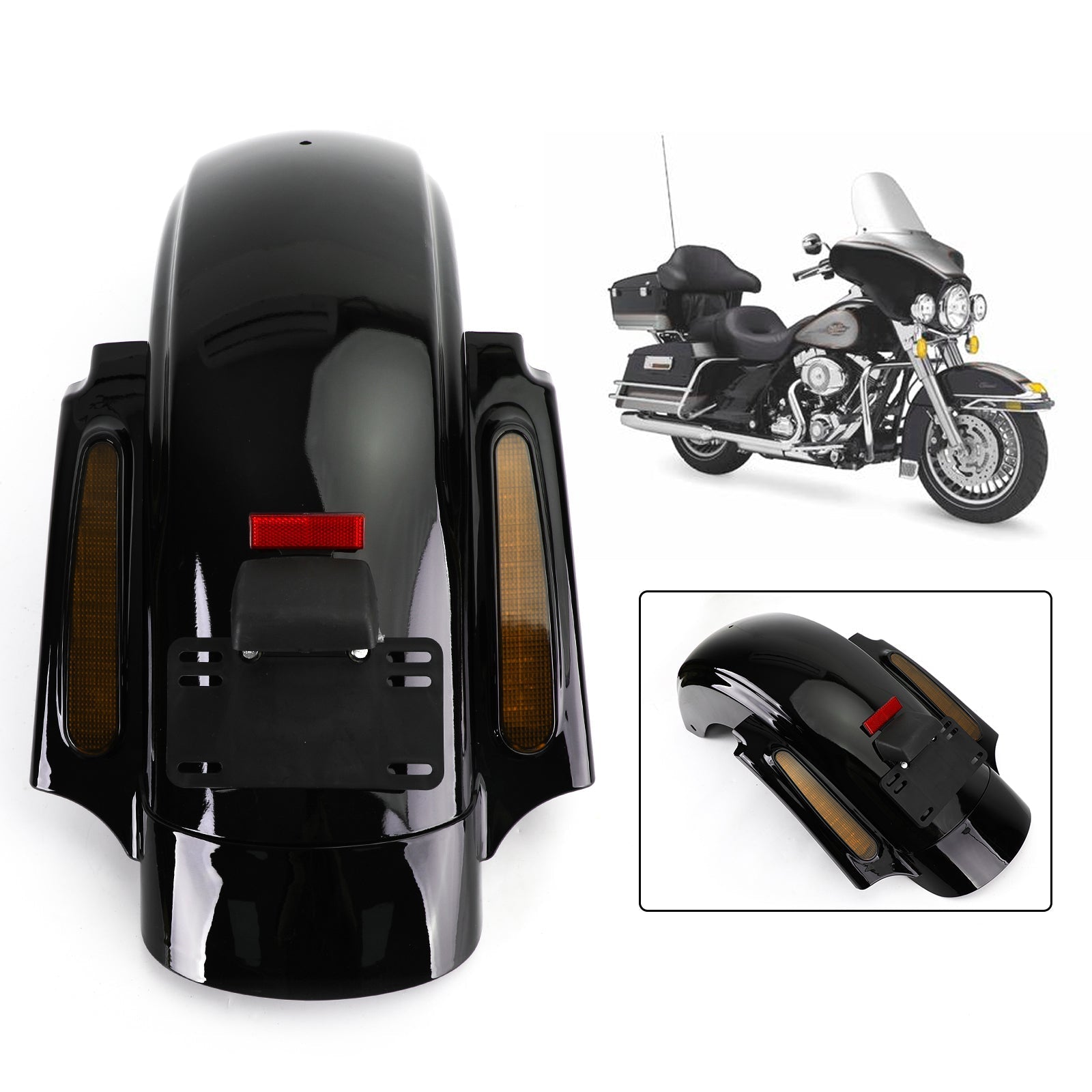 2009-2013 Touring Electra Road Street Glide FLHR takalokasuojan LED-järjestelmä