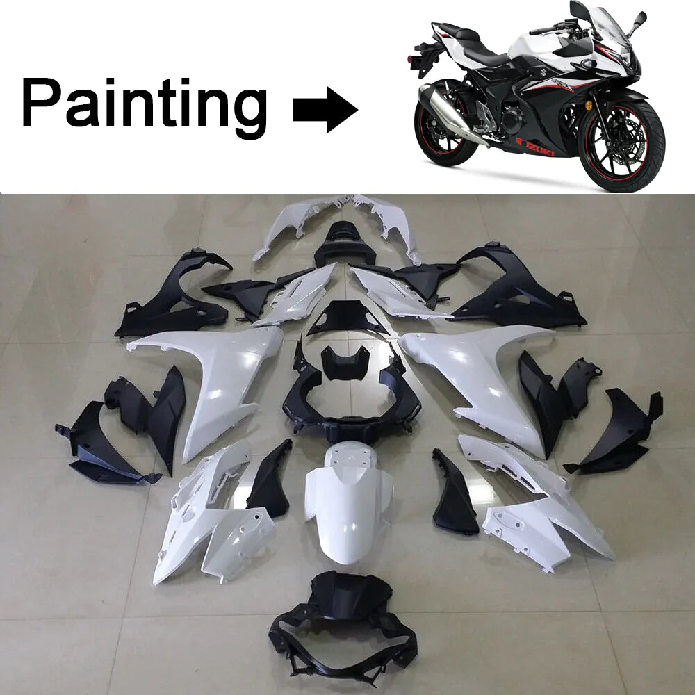 Amotopart Suzuki GSX250R 2017-2020 Kit Carénage Carrosserie Plastique ABS