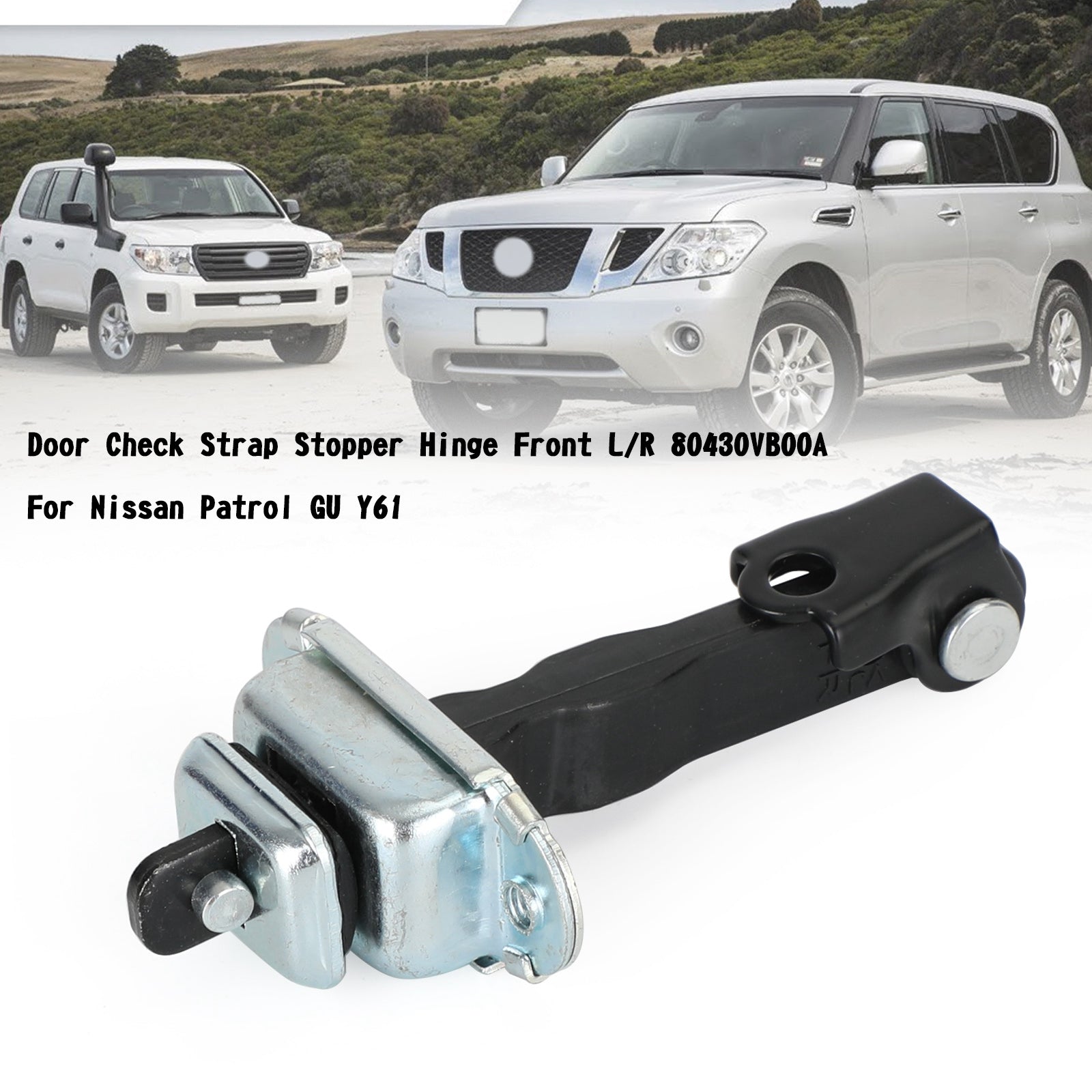 Oven saranan tarkistushihnan pysäytin edessä L/R 80430VB00A mallille Nissan Patrol GU Y61 Generic