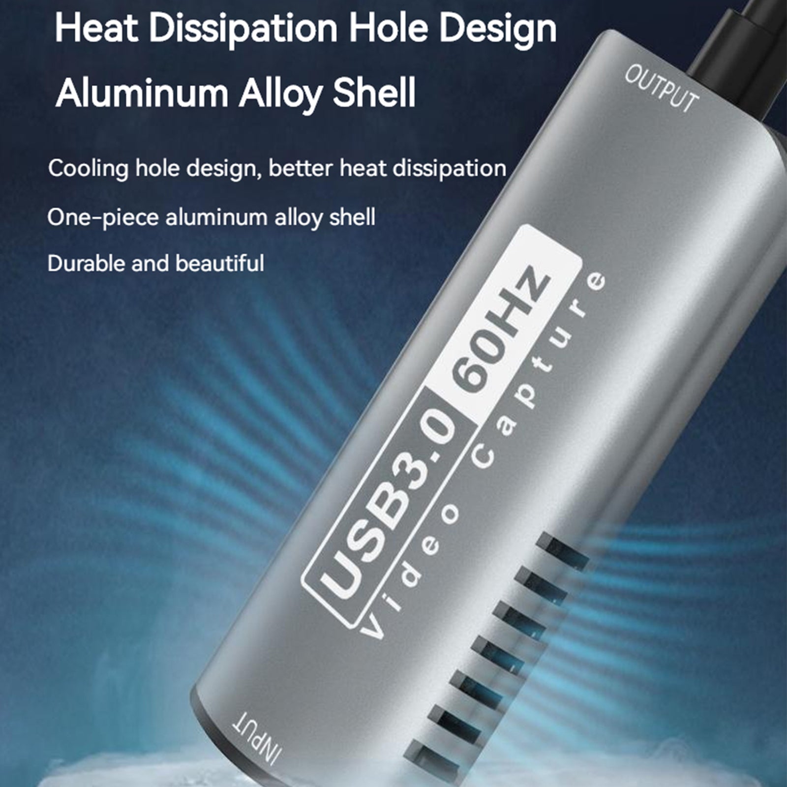 Scheda di acquisizione video da HDTV 4K ad alta definizione a USB 3.0/tipo C, streaming live di giochi