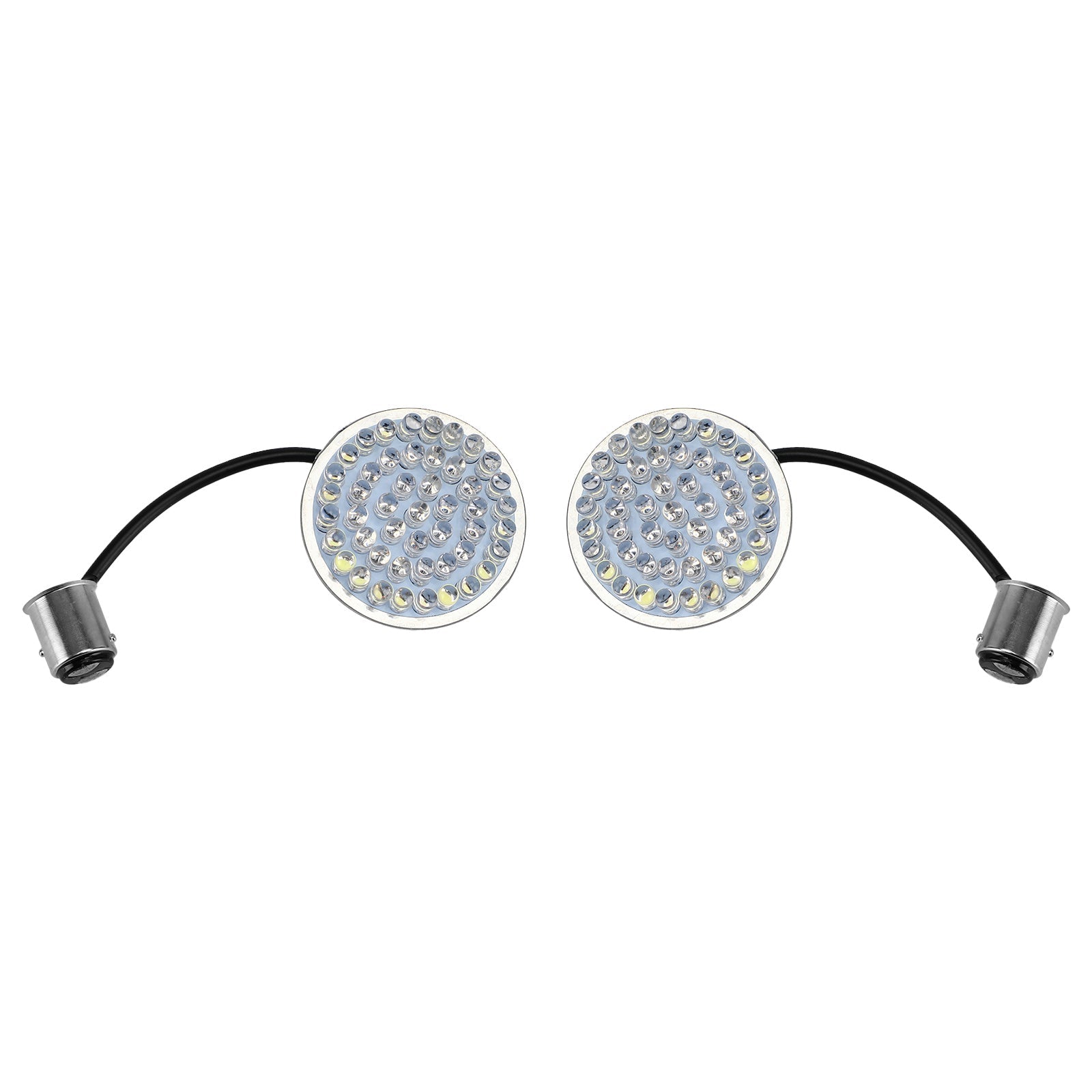 2 pièces 1157 LED clignotants clignotants pour Dyna Softail Street Glide Road King générique