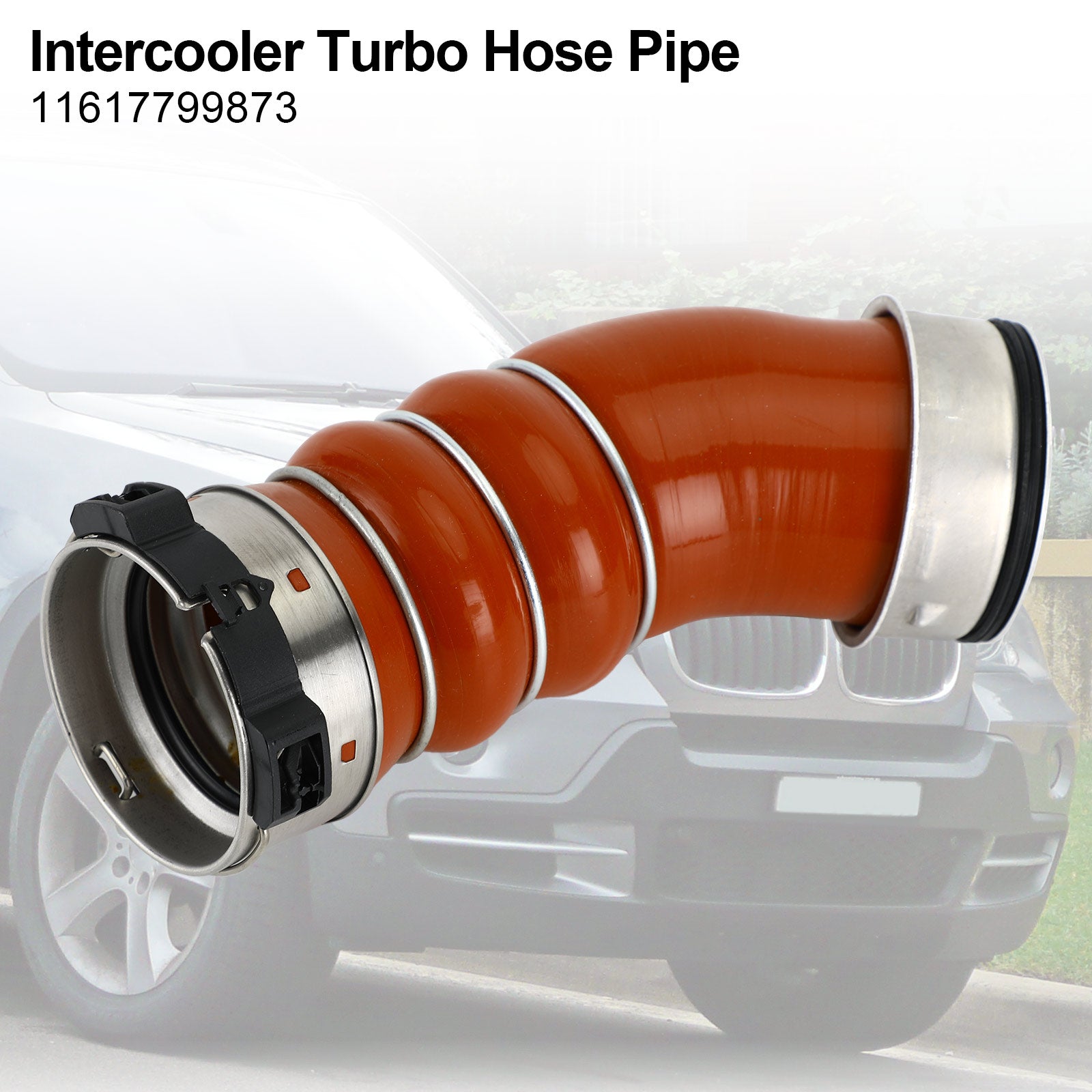 Intercooler Turbo tubo flessibile per BMW X5 X6 E70 E71 3.0SD 3.5D generico 11617799873