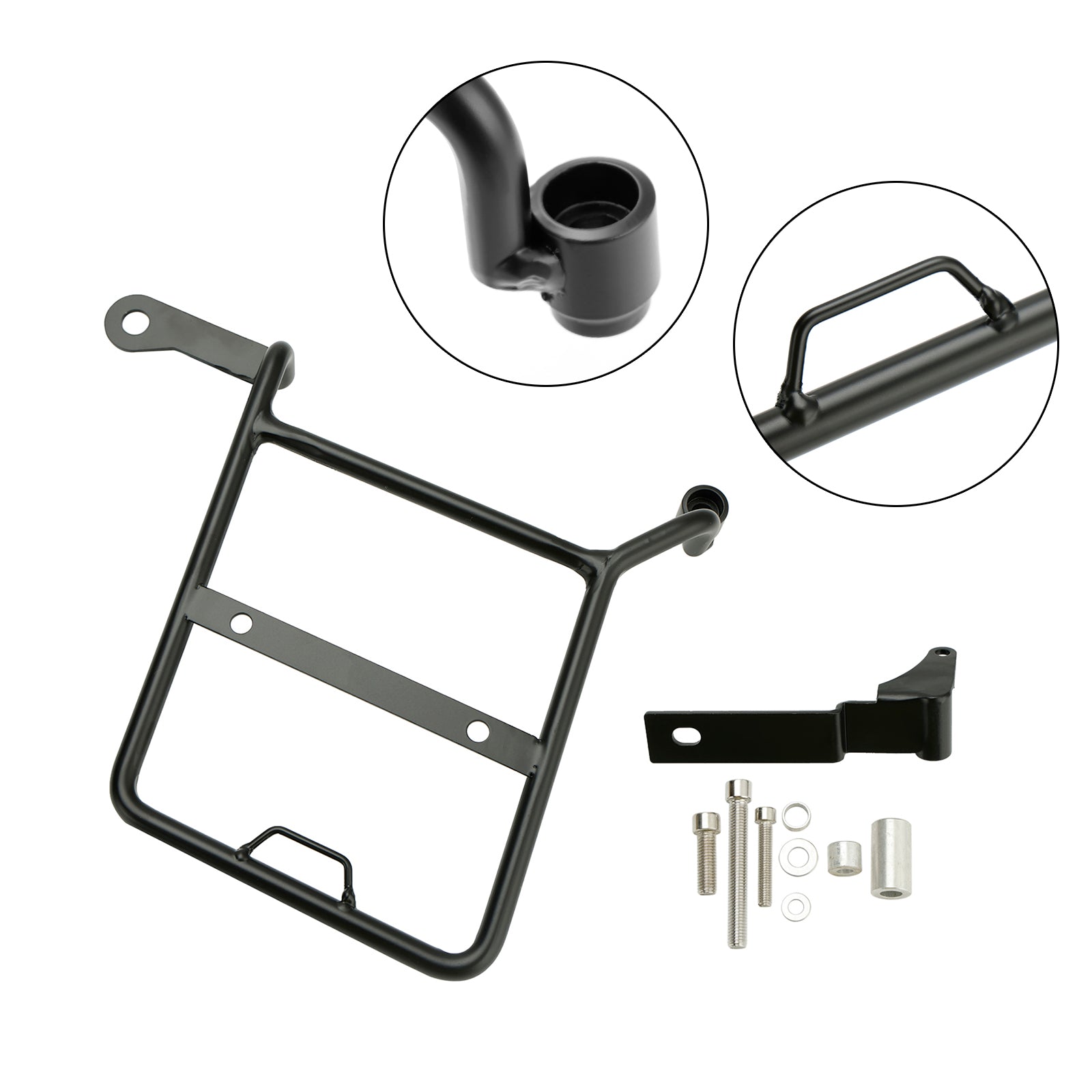 Support de montage de sacoche latérale Honda CROSS CUB SUPER CUB noir