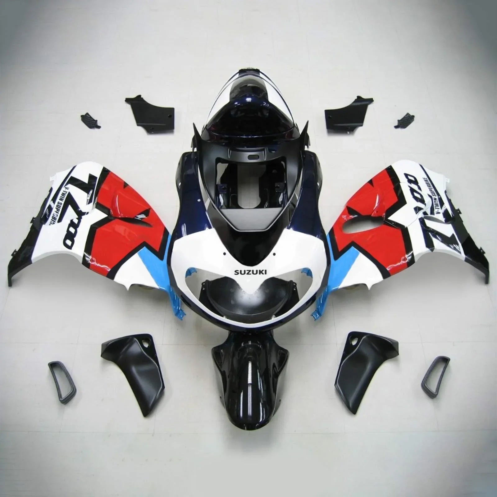 Amotopart Suzuki TL1000R 1998-2003 Kit Carenado Plastico ABS Carroceria