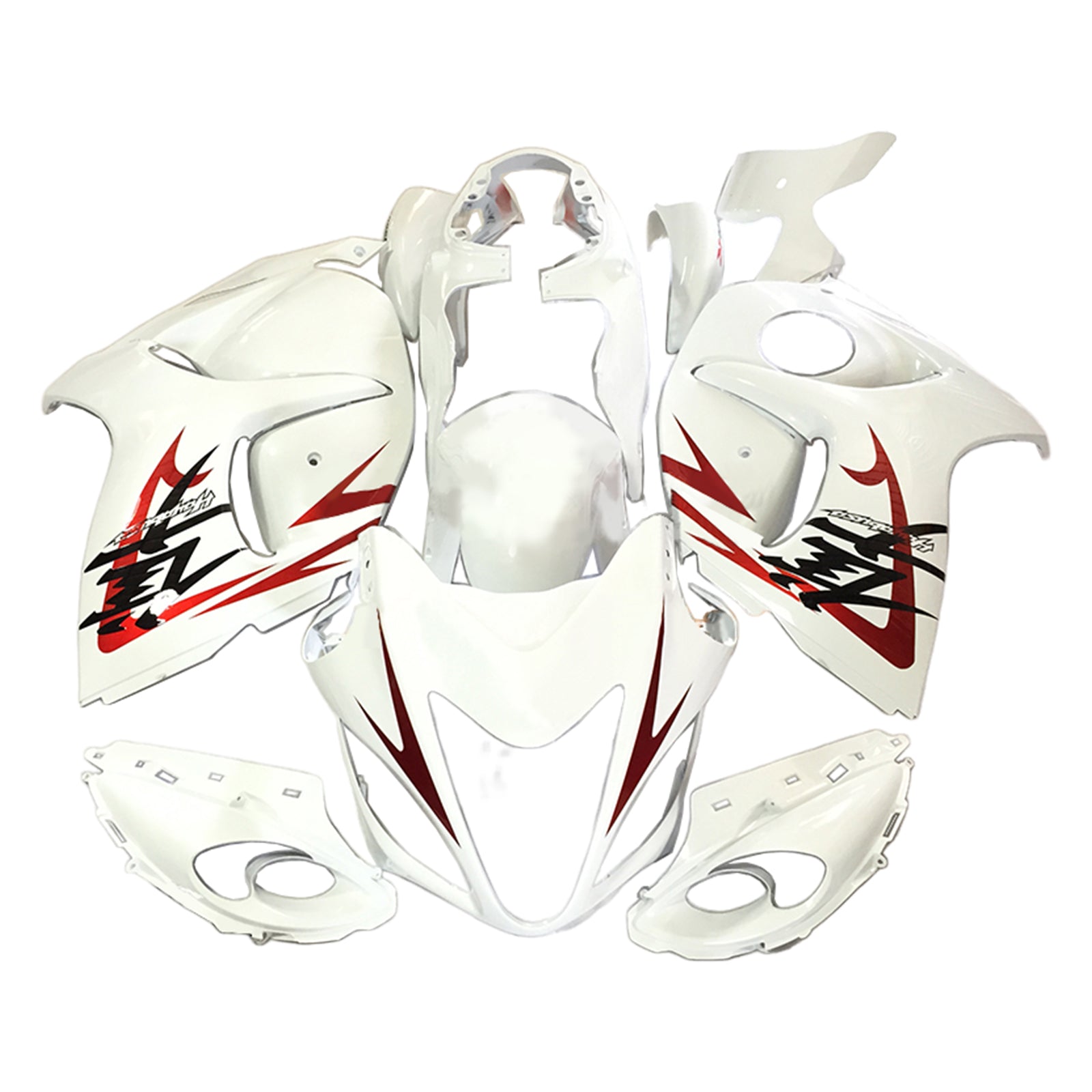 Amotopart Suzuki Hayabusa GSX1300R 2008-2020 Kit de carénage carrosserie plastique ABS