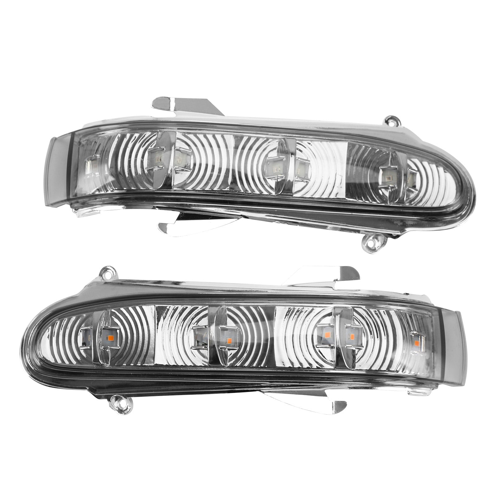 Paire de clignotants LED pour rétroviseur latéral pour Benz S W220 CL W215 1999-2003 gris