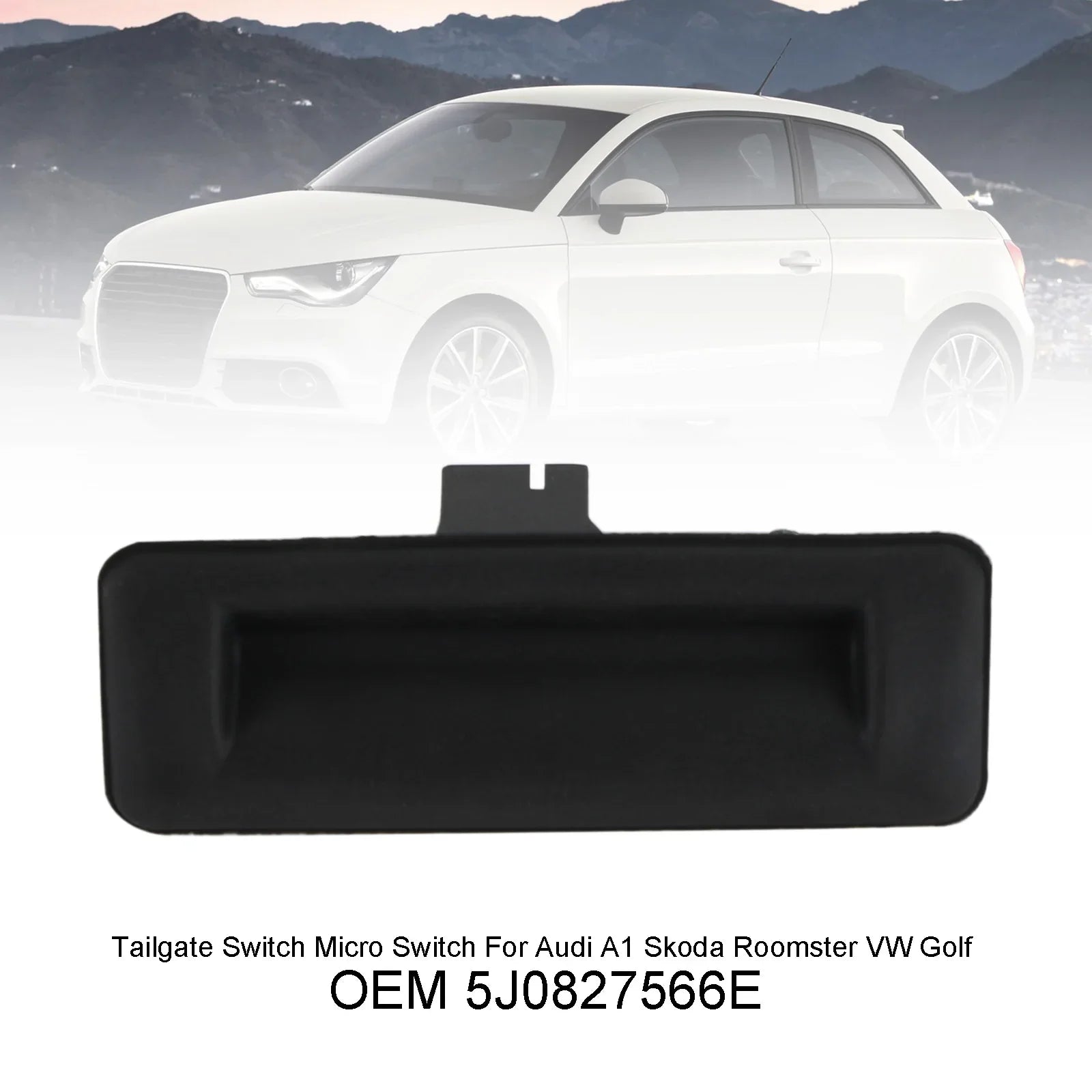 Micro interrupteur de hayon pour Audi A1 pour Skoda Roomster 5J0827566E générique