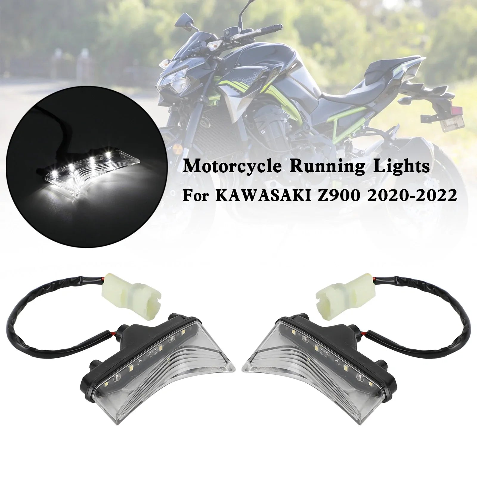 2020-2022 KAWASAKI Z900 LED Feux de jour avant Phare