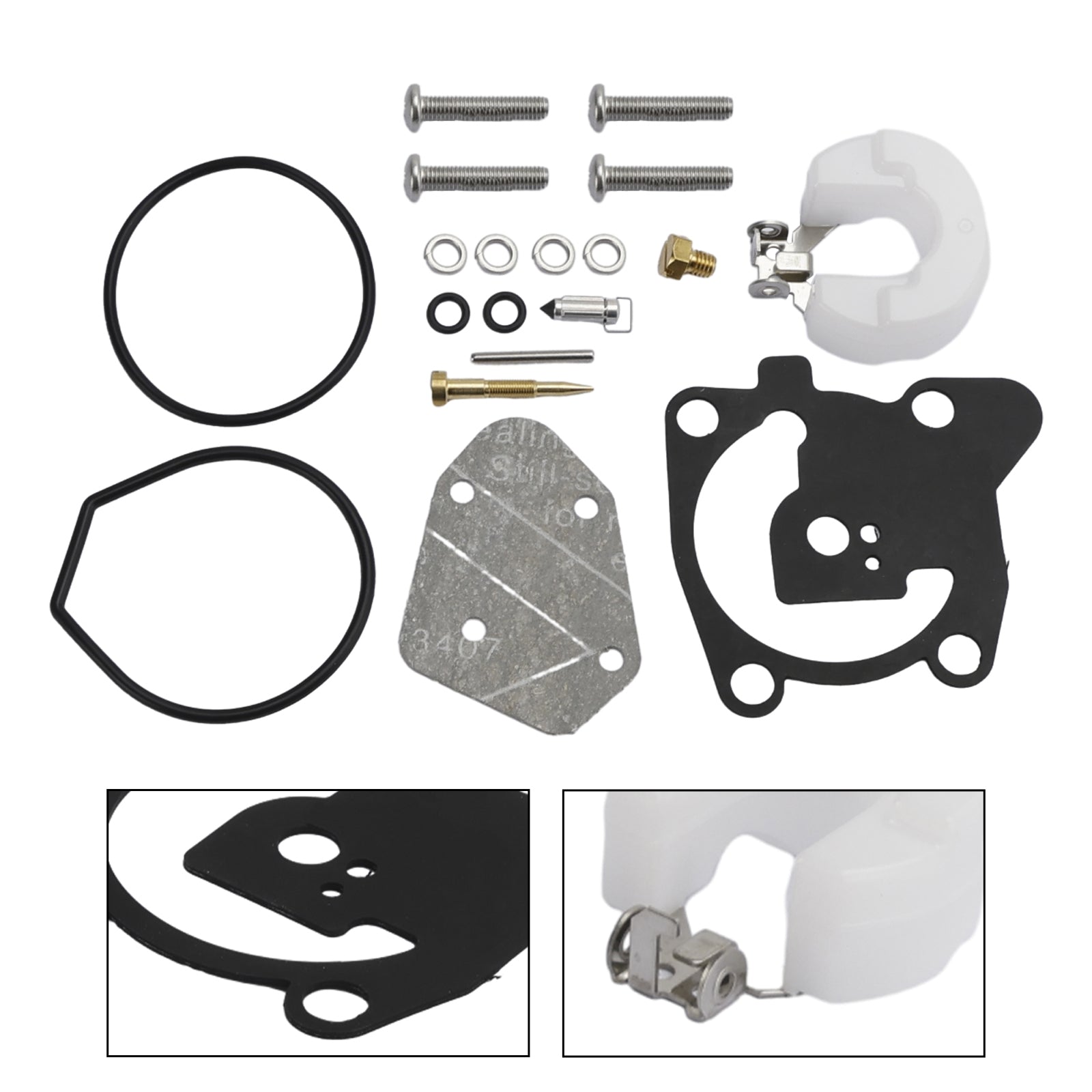 Kit de reconstrucción de carburador para Yamaha 40HP 40X M(W/T)HS/L E40X MHL 66T-W0093