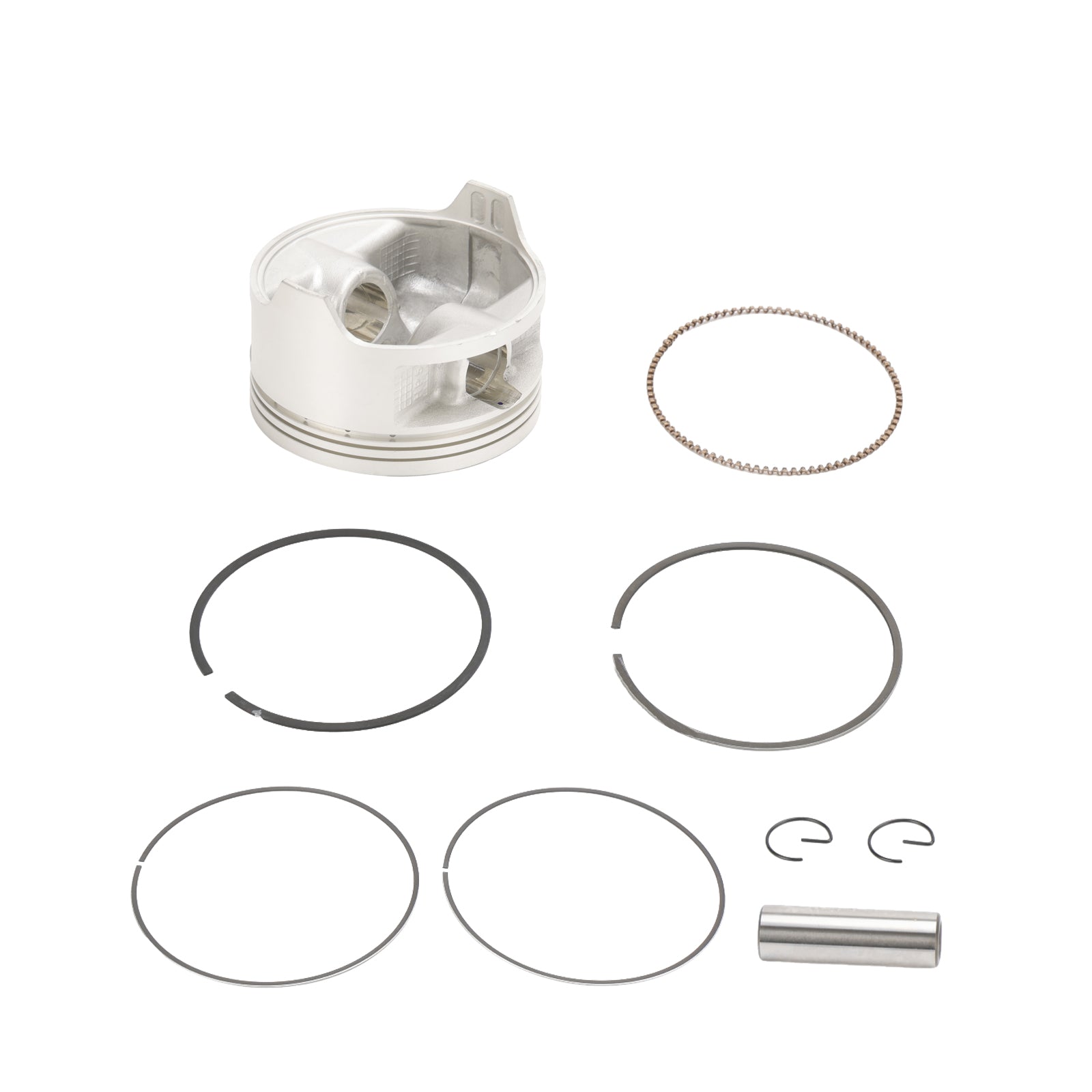 Kit de reconstrucción de segmentos de pistón Honda Rancher Trx420 2007-2018, diámetro estándar 86,5 mm