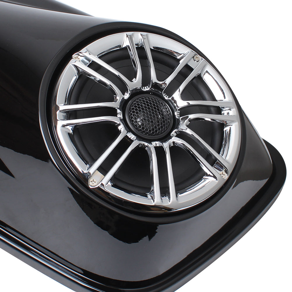 Couvercles de sacoche TRIPLE 6.5 avec haut-parleur pour Harley Touring Electra Glide 2014-2020 Generic