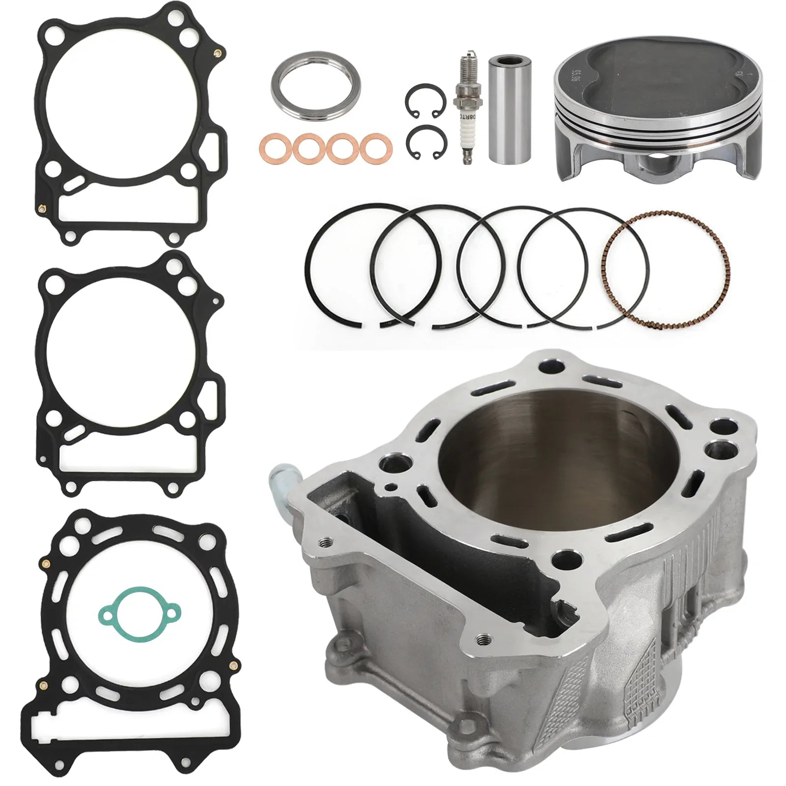 Kit guarnizioni pistone cilindro Big Bore 434cc per Suzuki DR-Z 400 DRZ400 2000-2021 Generico