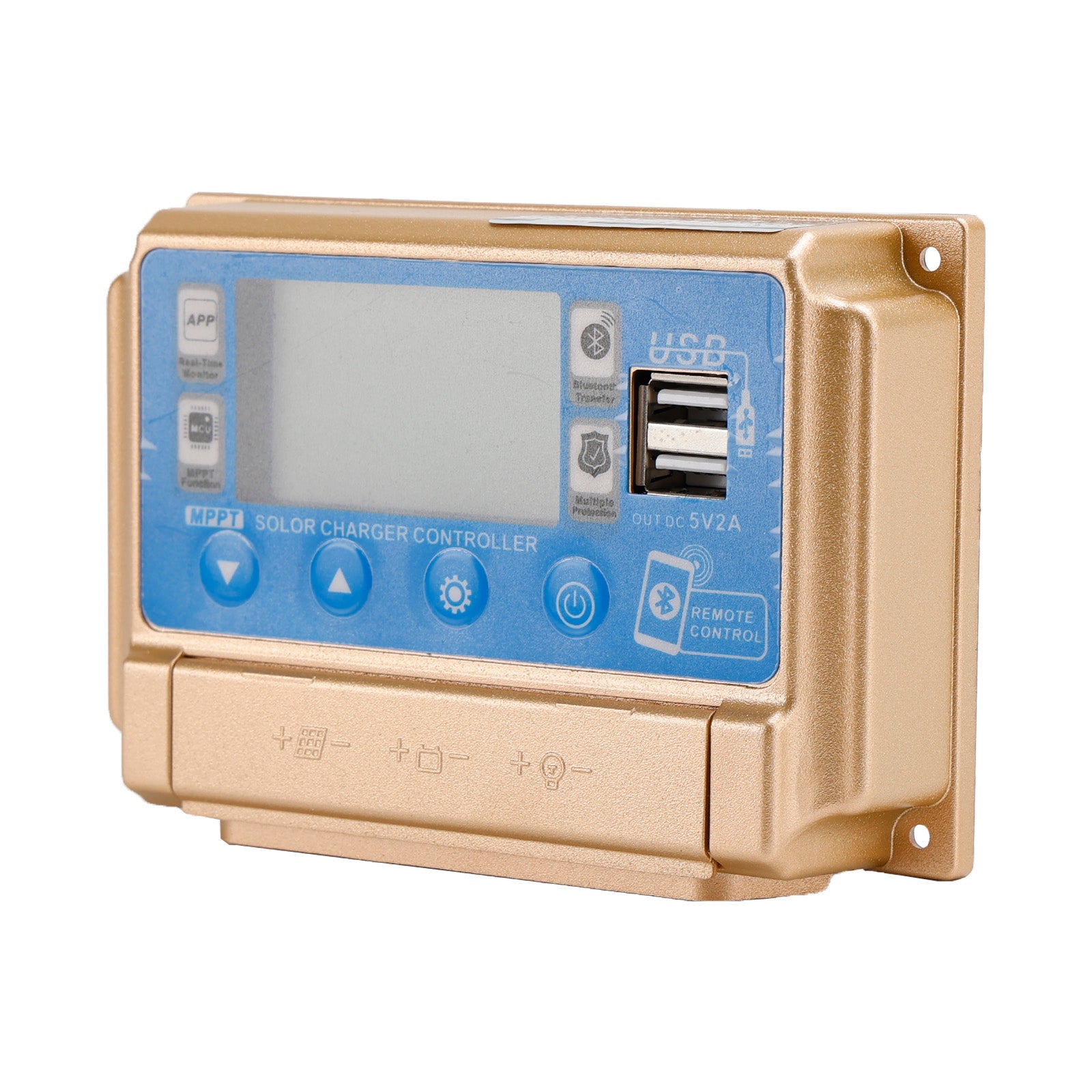 El cargador de cargador solar MPPT Bluetooth es adecuado para una batería de 12 V-60V