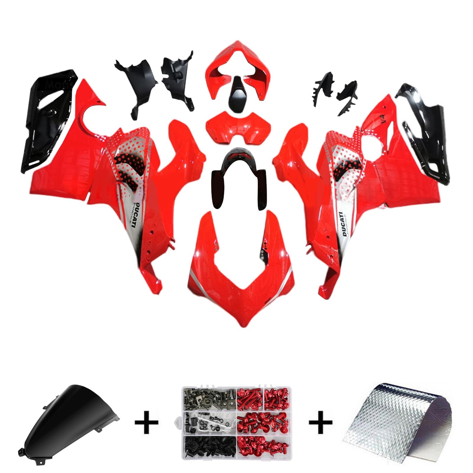 Amotopart Ducati Panigale V4 V4S V4SP 2018-2019 Kit Carenado Carrocería