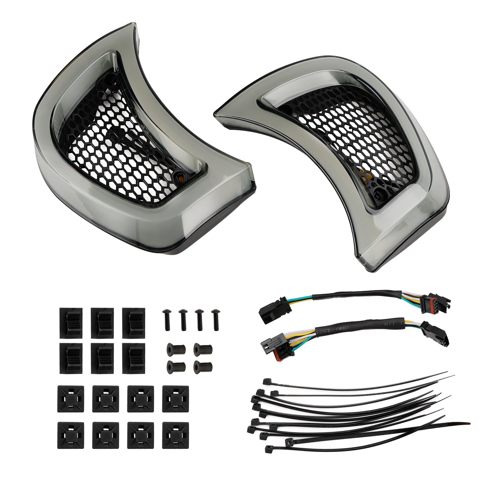 Lumière LED d&#39;évent de carénage de phare pour Road Glide Special FLTRXS 2015-23 Plug Play