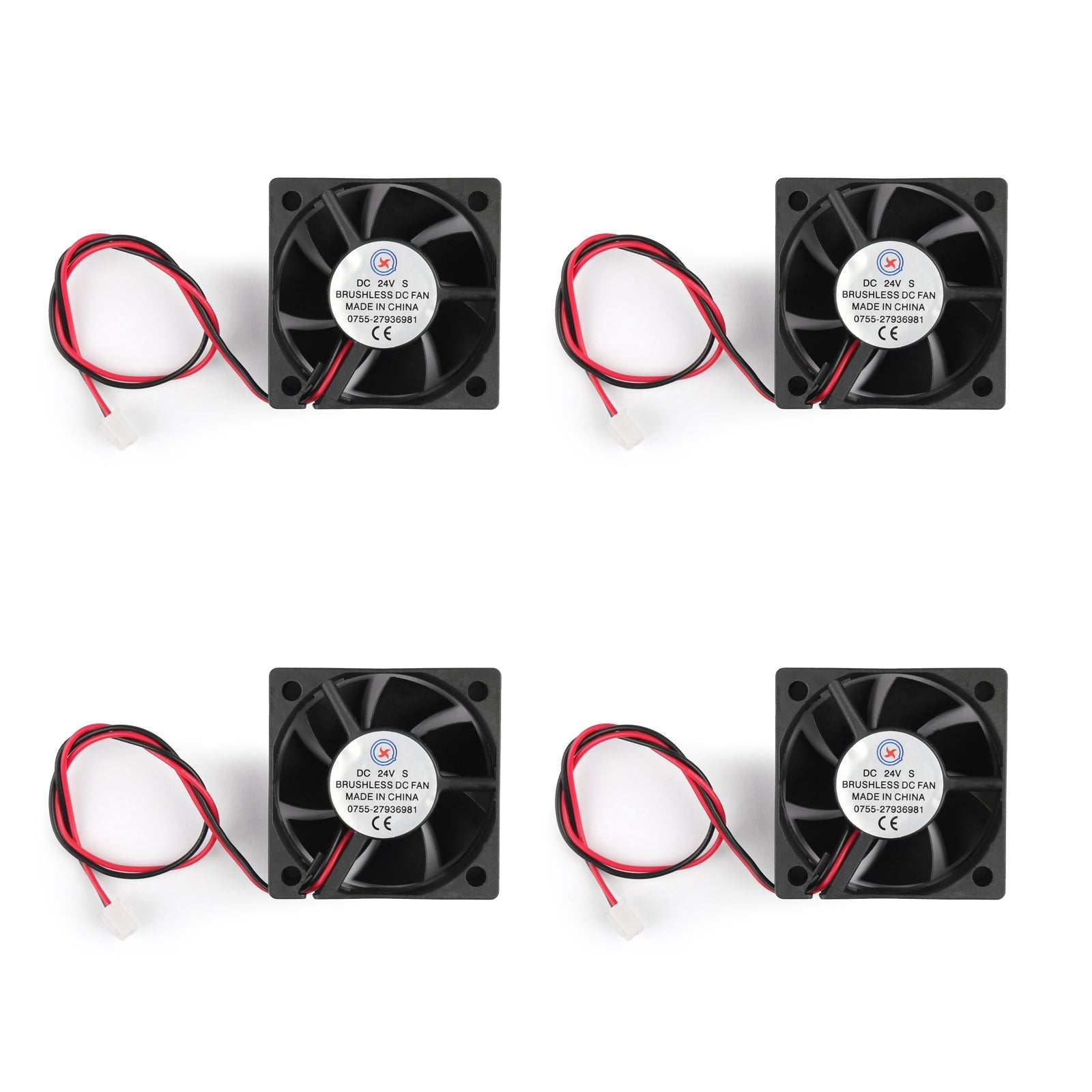 Ventilateur PC 60x60x15mm DC 24V - 9 Pales Brushless - Marque Uxcell - Neuf Sous Emballage