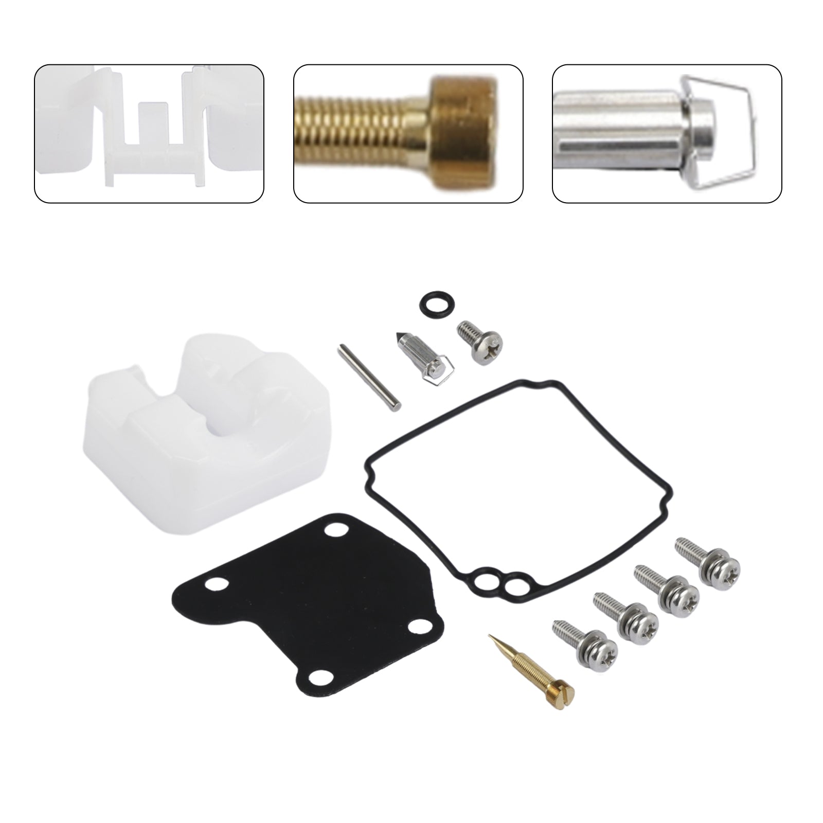 Kit de reconstrucción de carburador para Yamaha 9.9HP 13.5HP 13.5A 15HP 15F 63V-W0093