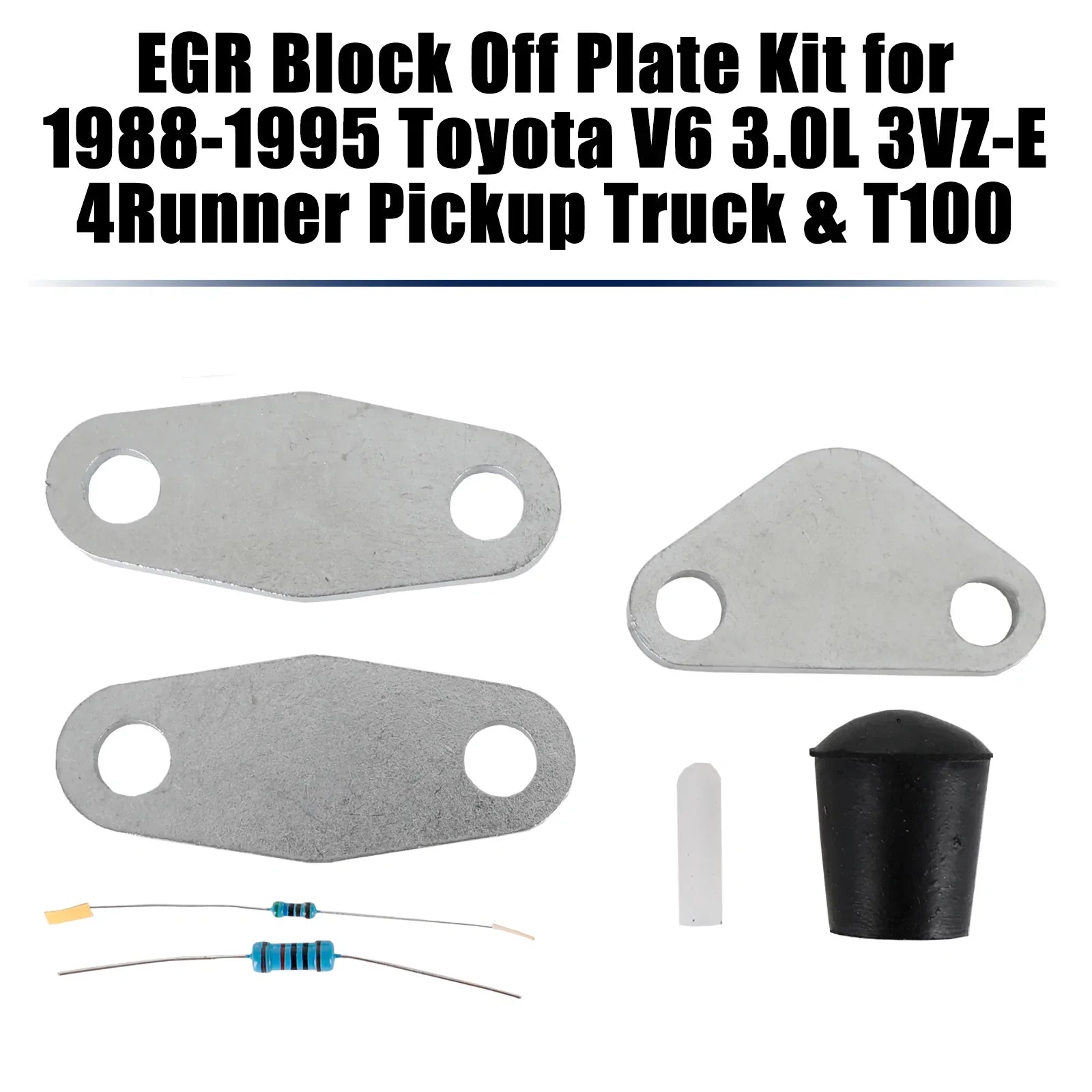 Kit de placa de bloqueo EGR para Toyota V6 3.0L 3VZ-E 4Runner Pickup y T100 1988-1995