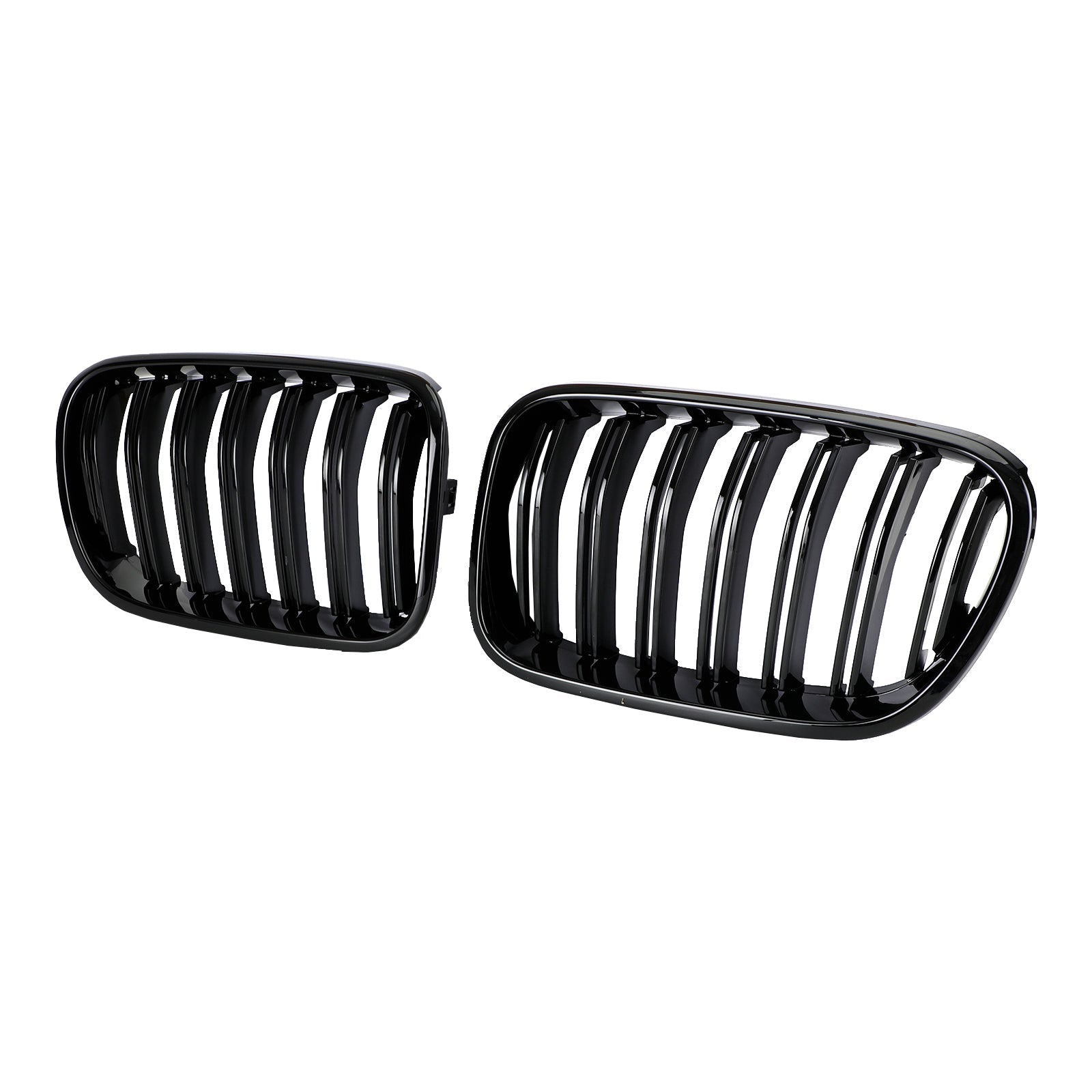 BMW X3 F25 2011-2014 Grille de calandre de pare-chocs avant noir brillant double ligne