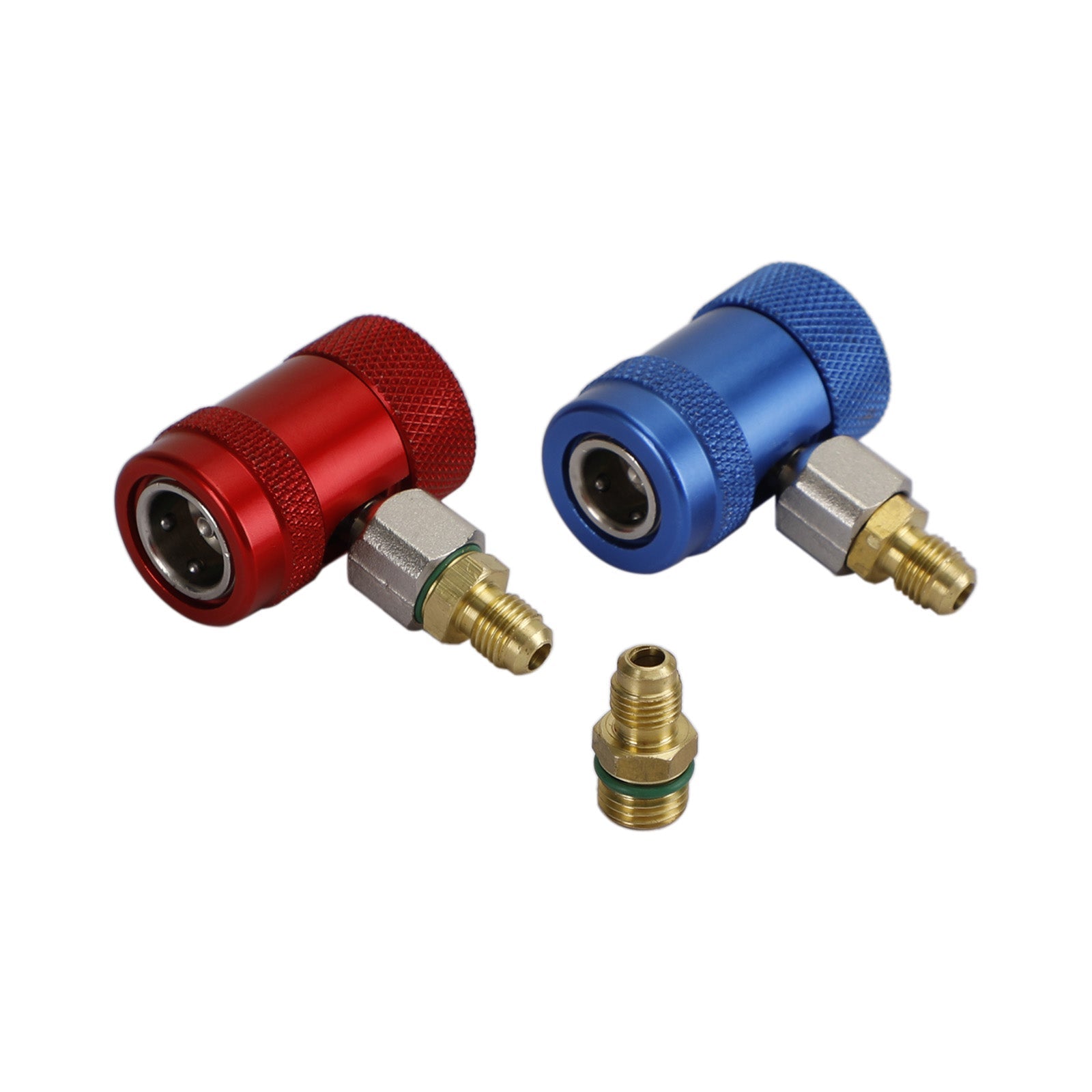 Adaptador de acoplador rápido A/C R134A, conector múltiple de 1/4 ", lado alto y bajo Sae Hvac