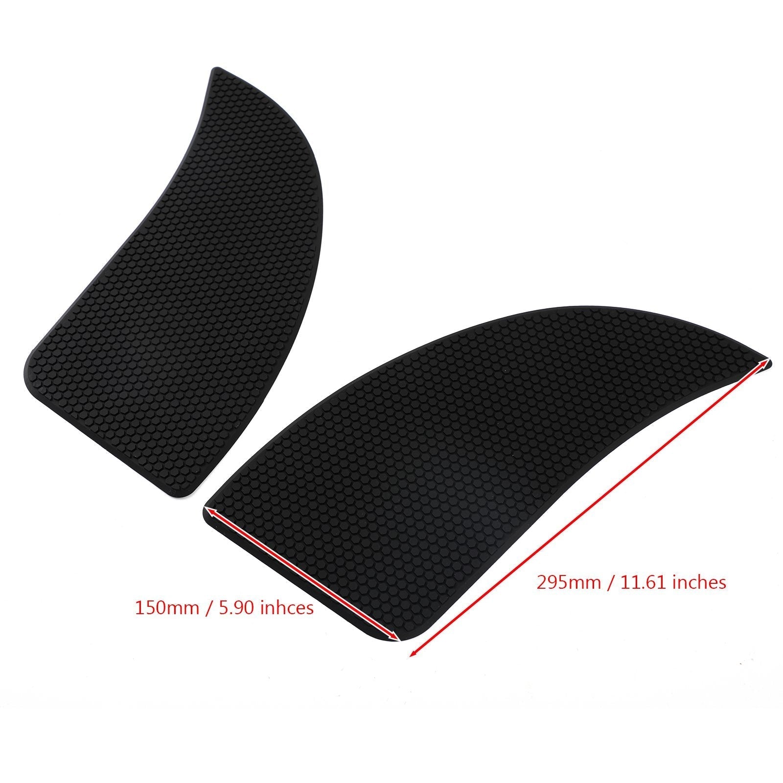 Tank Pads Traction Grips Protector 2-Piece Kit Fit for Kawasaki Z1000SX 11-19