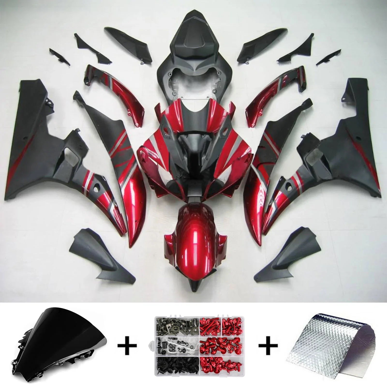 Kit Carenado Amotopart para Yamaha YZF 600 R6 2006-2007 Genérico