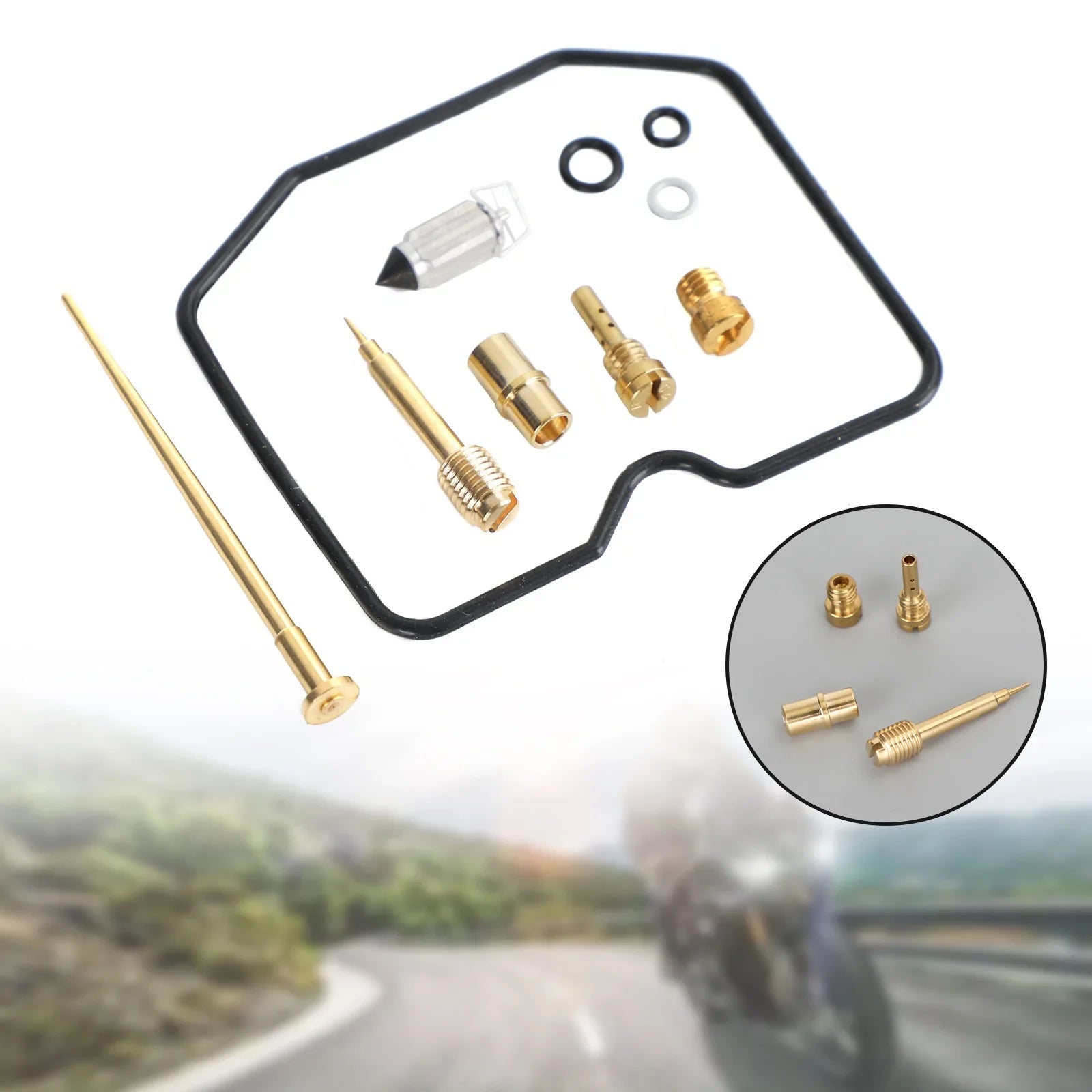 Kit de reconstrucción de carburador para Kawasaki KLR650 1987-2007 Dirtbike Generic