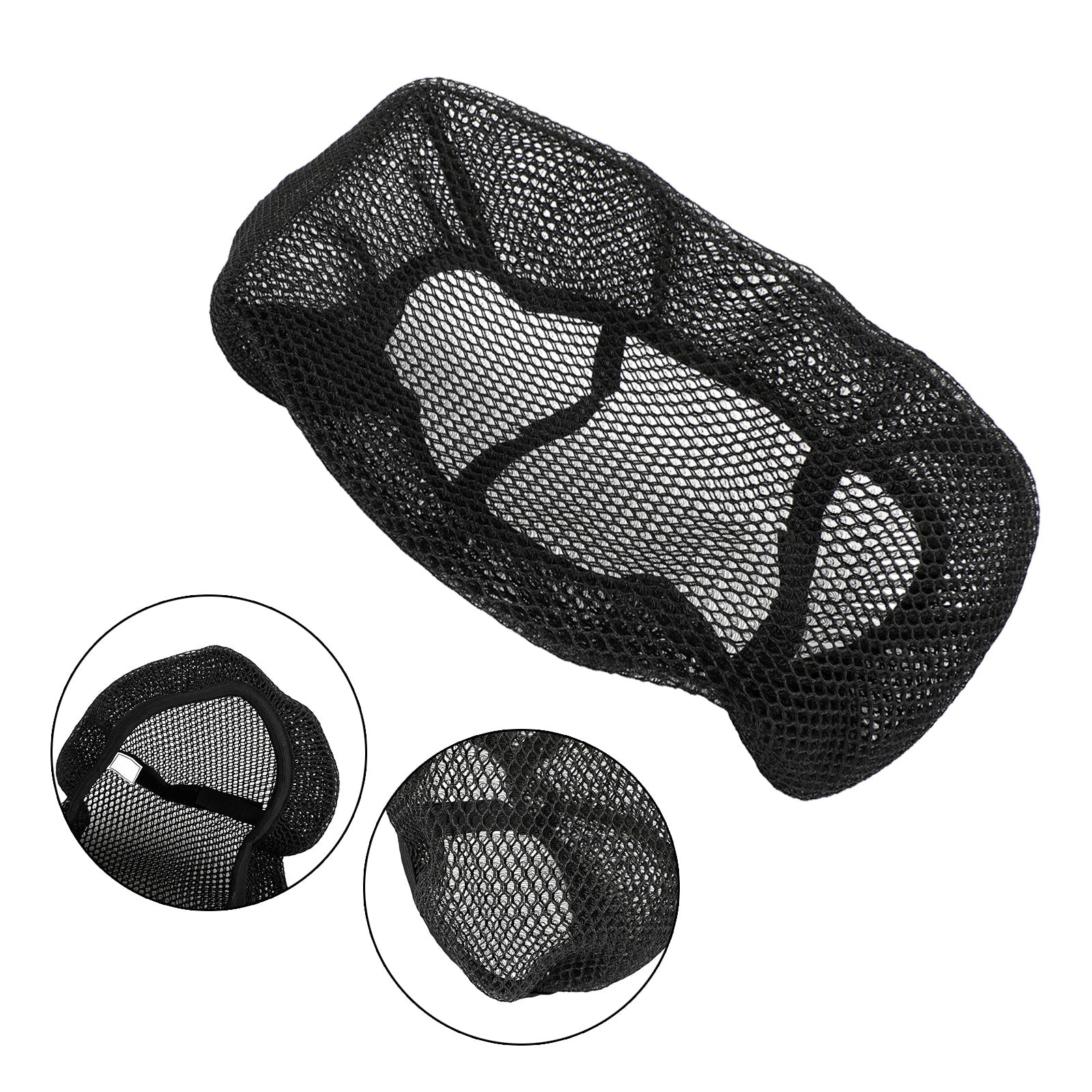 Funda de asiento de malla Universal Xl resistente al calor para motocicleta Scooter moto