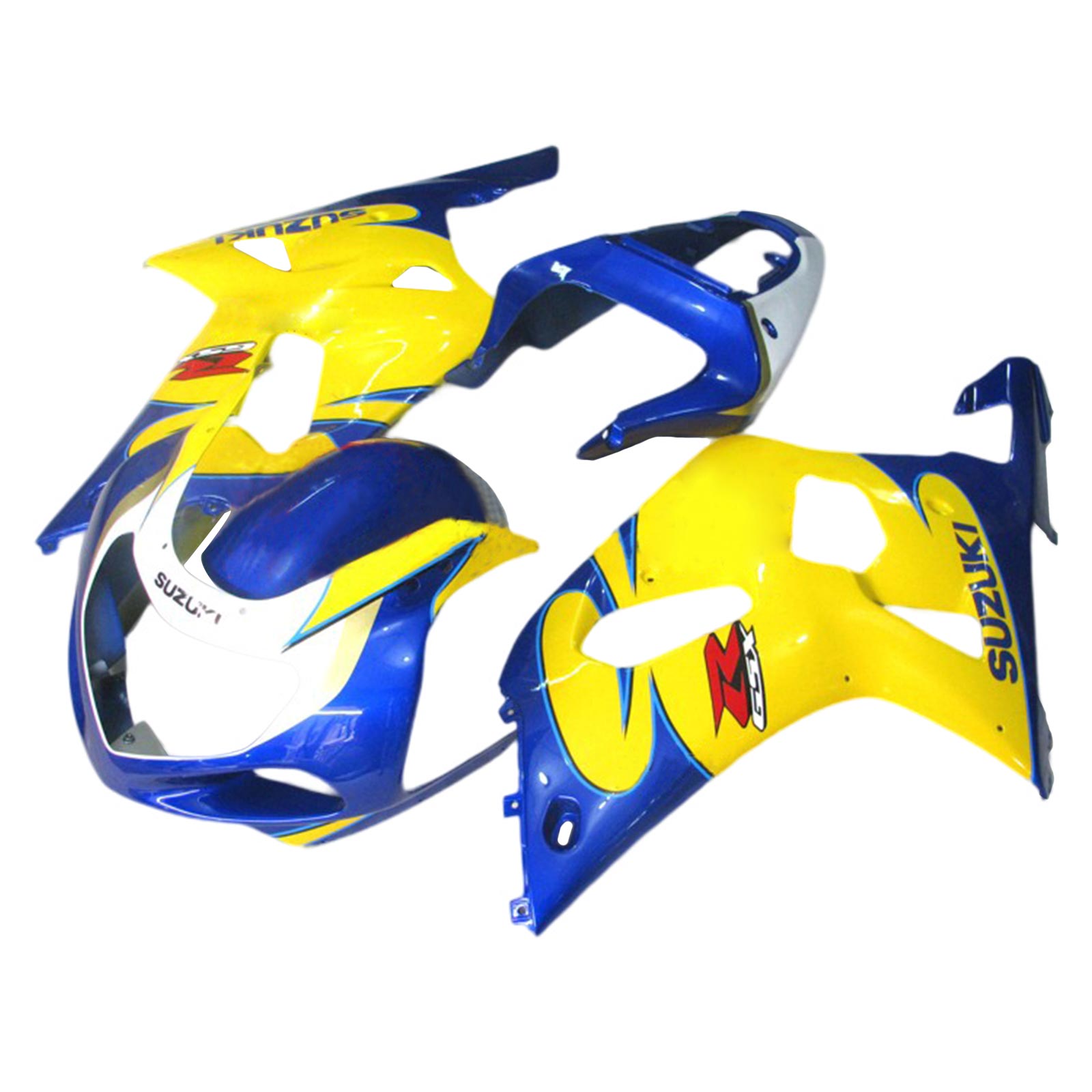 Amotopart Suzuki GSXR600 GSXR750 2001-2003 K1 Kit carenatura carrozzeria in plastica ABS