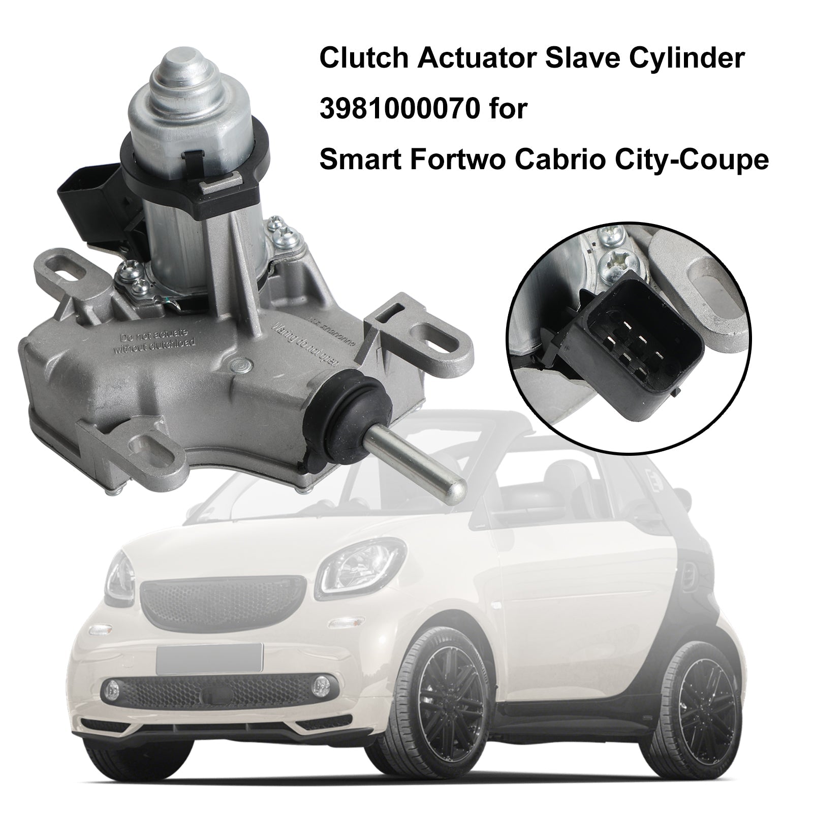 Cilindro esclavo del actuador Crayat Smart Fortwo Cabrio City-Coupe 3981000070