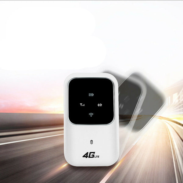 Hotspot WiFi Portable 4G LTE Débloqué - Routeur Mobile Haut Débit 300 Mbps, Batterie 3000mAh, Support 10 Utilisateurs, Parfait Pour Voyages