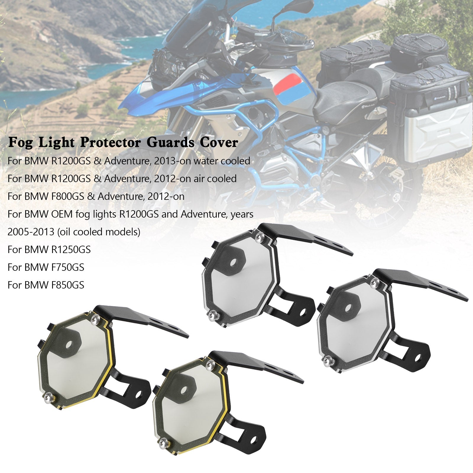 Housse de protection antibrouillard BMW R1200GS Adventure F800GS F850GS F750GS