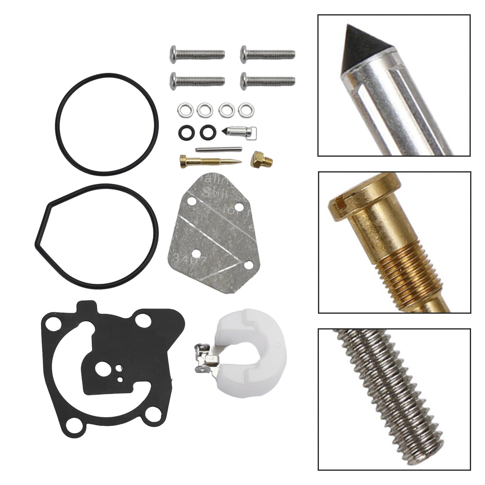 Kit de reconstrucción de carburador para Yamaha 40HP 40X M(W/T)HS/L E40X MHL 66T-W0093