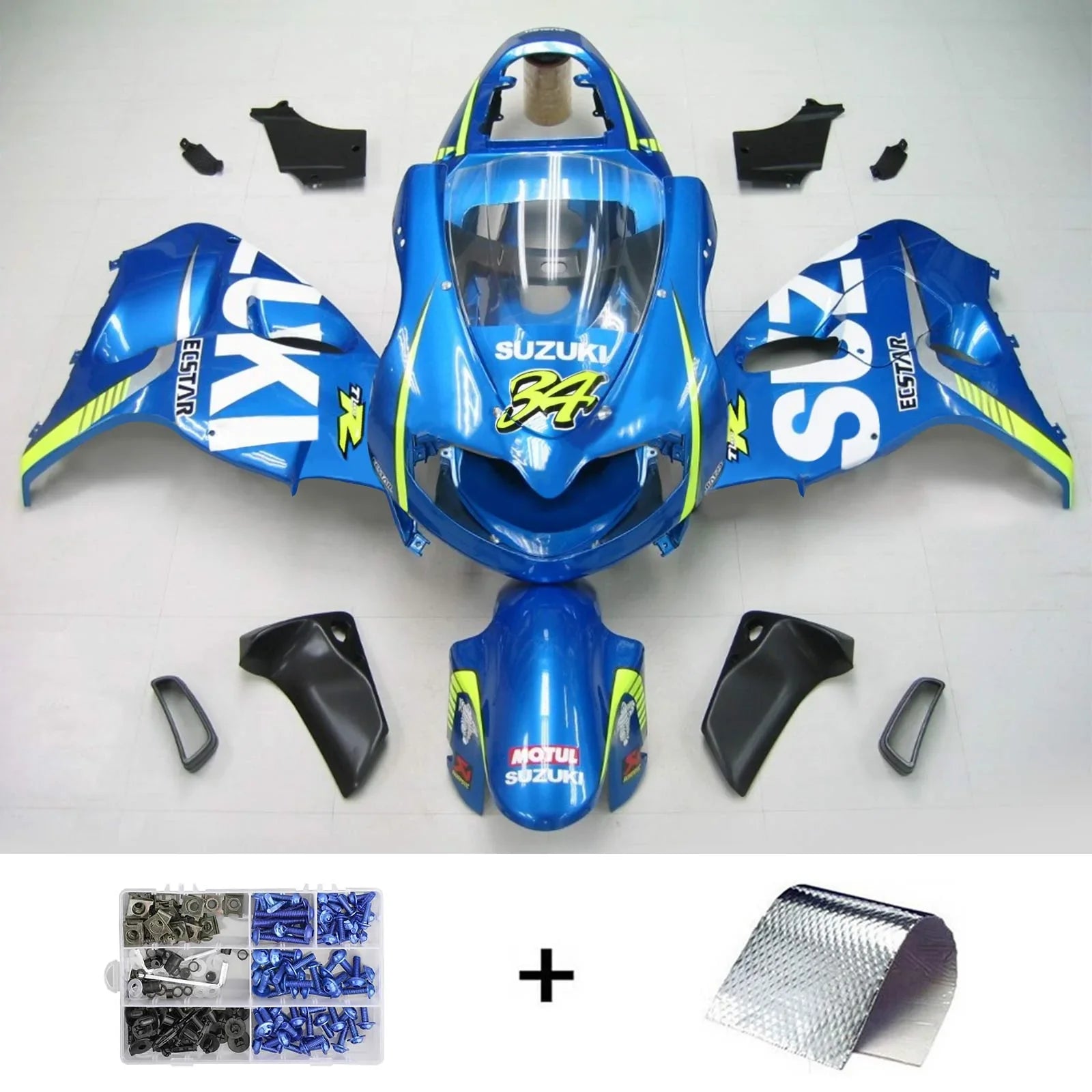 Amotopart Suzuki TL1000R 1998-2003 Kit carenatura carrozzeria in plastica ABS