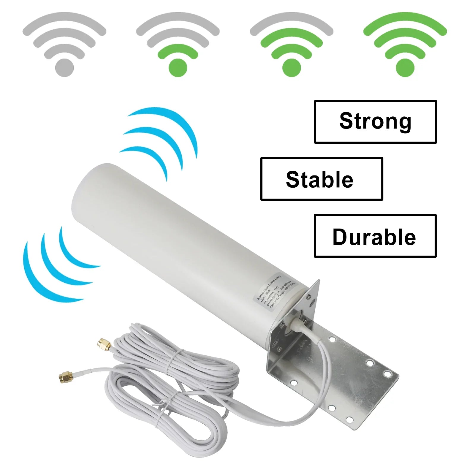 3G 4G 4G Antena externa con alta ganancia para conector MOFI 4500 celular SMA/TS-9