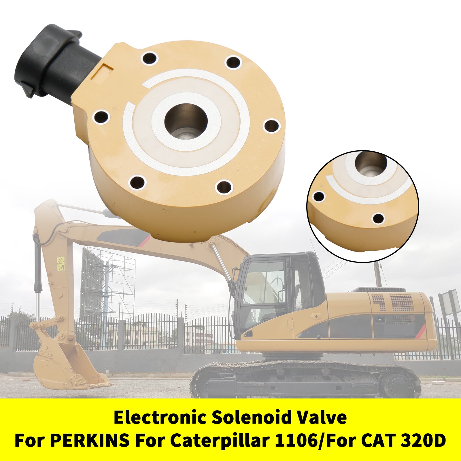 Électrovanne électronique de pompe à carburant 312-5620 Fit CAT 320D C6.6 C6 326-4635