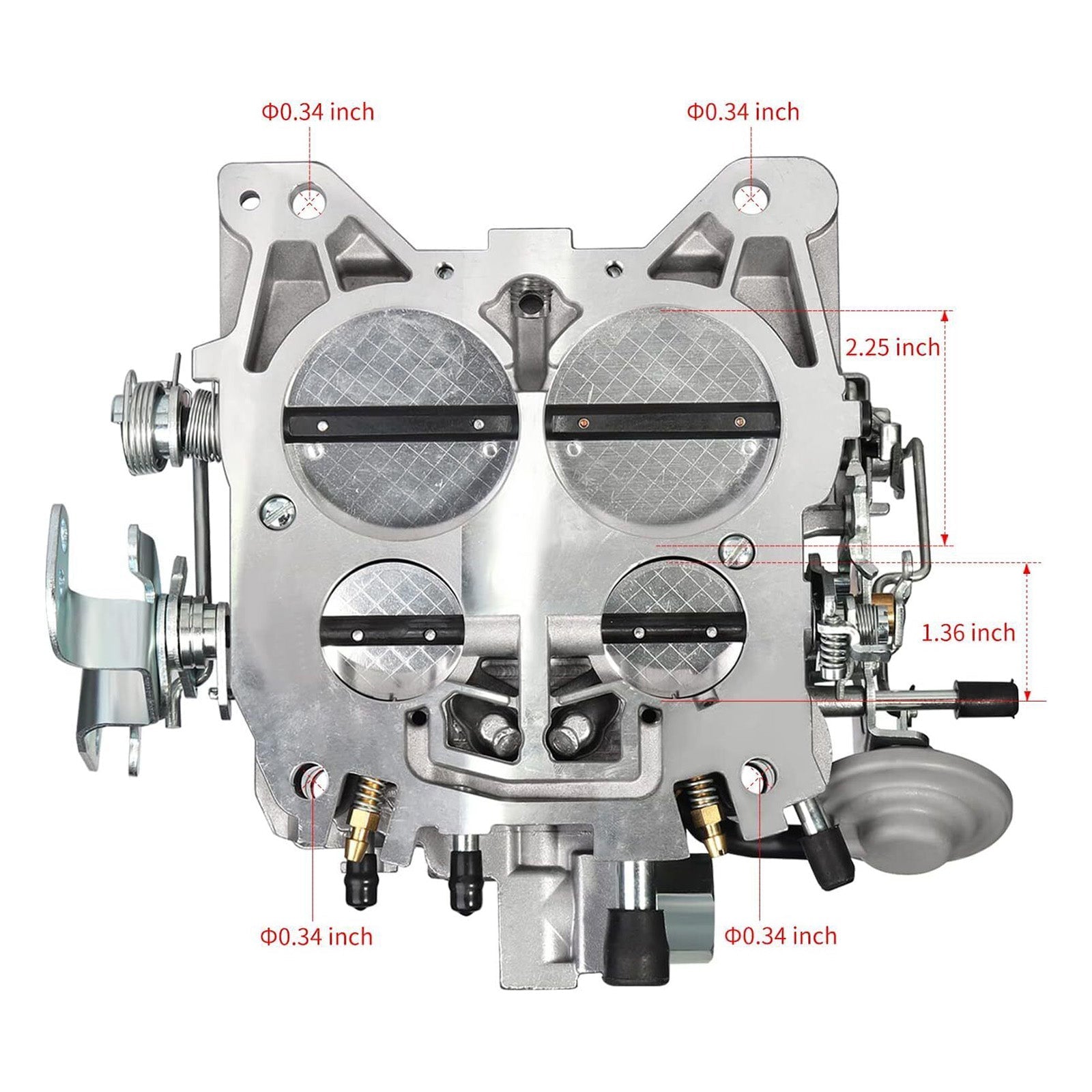 1966-1970 V8 Chevy gros bloc Mark IV 6,5 L/396 Carburateur Quadrajet Street 750 CFM 7040021