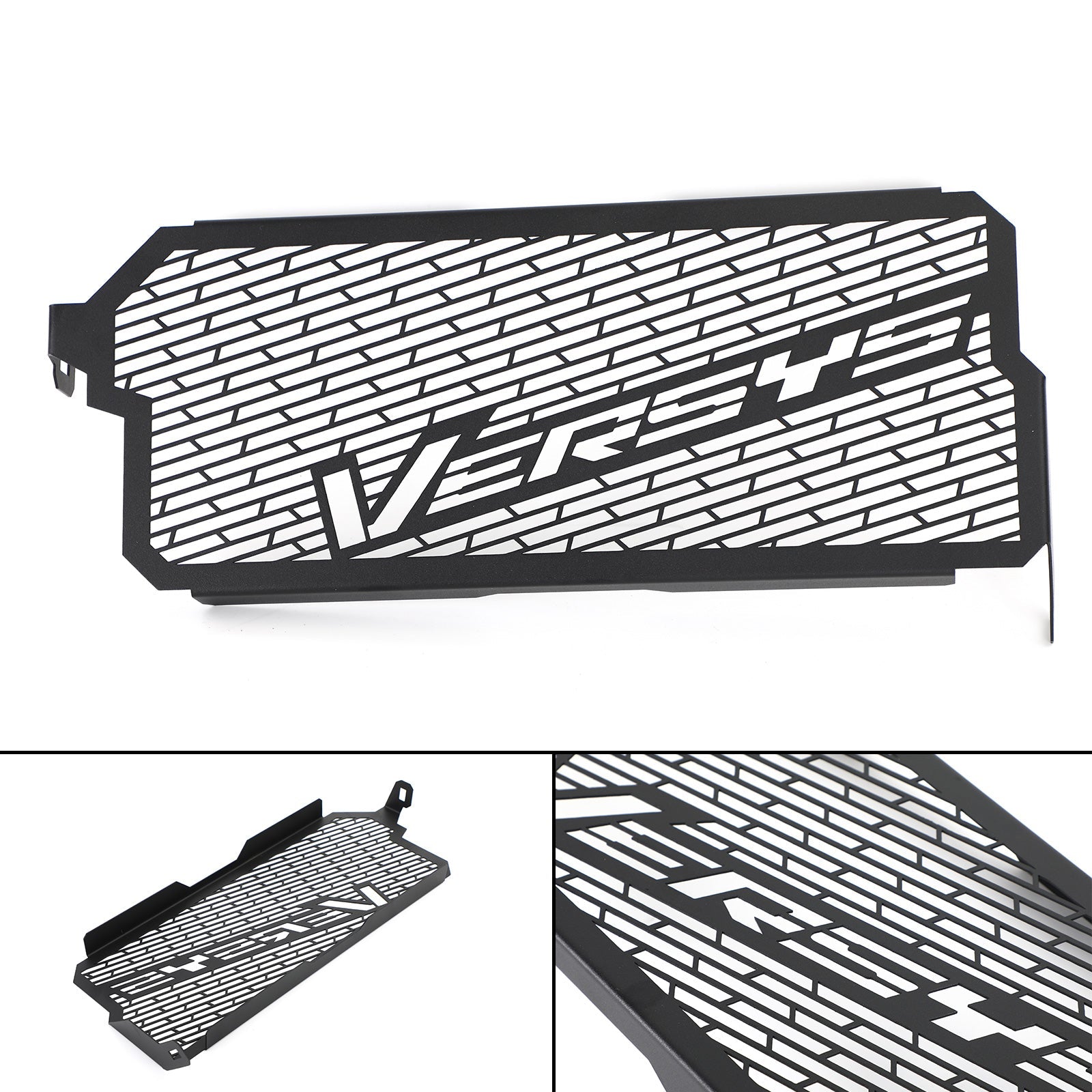 Protector de cubierta de protección de radiador para Kawasaki Versys 650 15-17 16 genérico plateado, 1 ud.