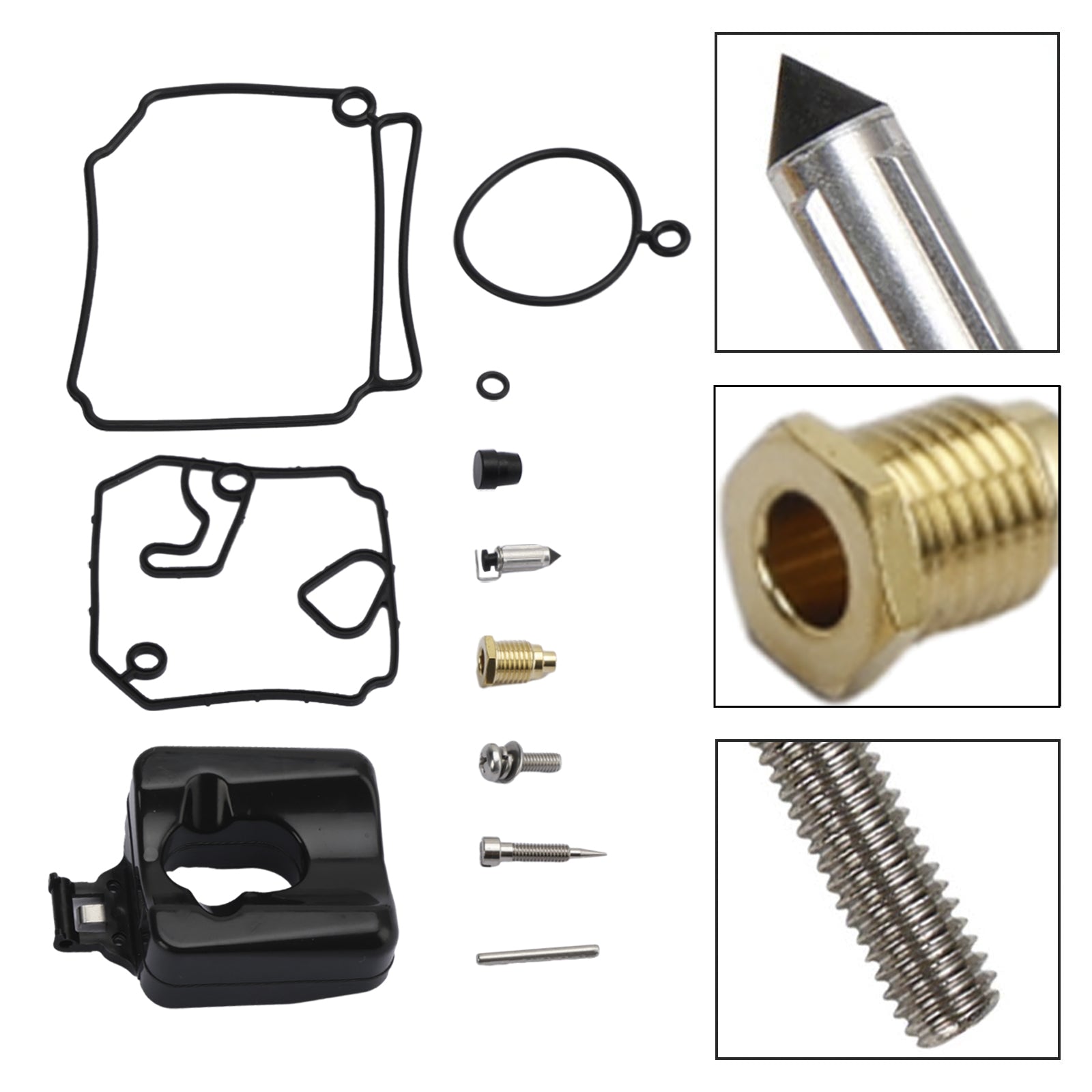 Kit de reconstrucción de carburador para Yamaha 25HP 25Q 40HP P40 50HP P50 6H4-W0093-02